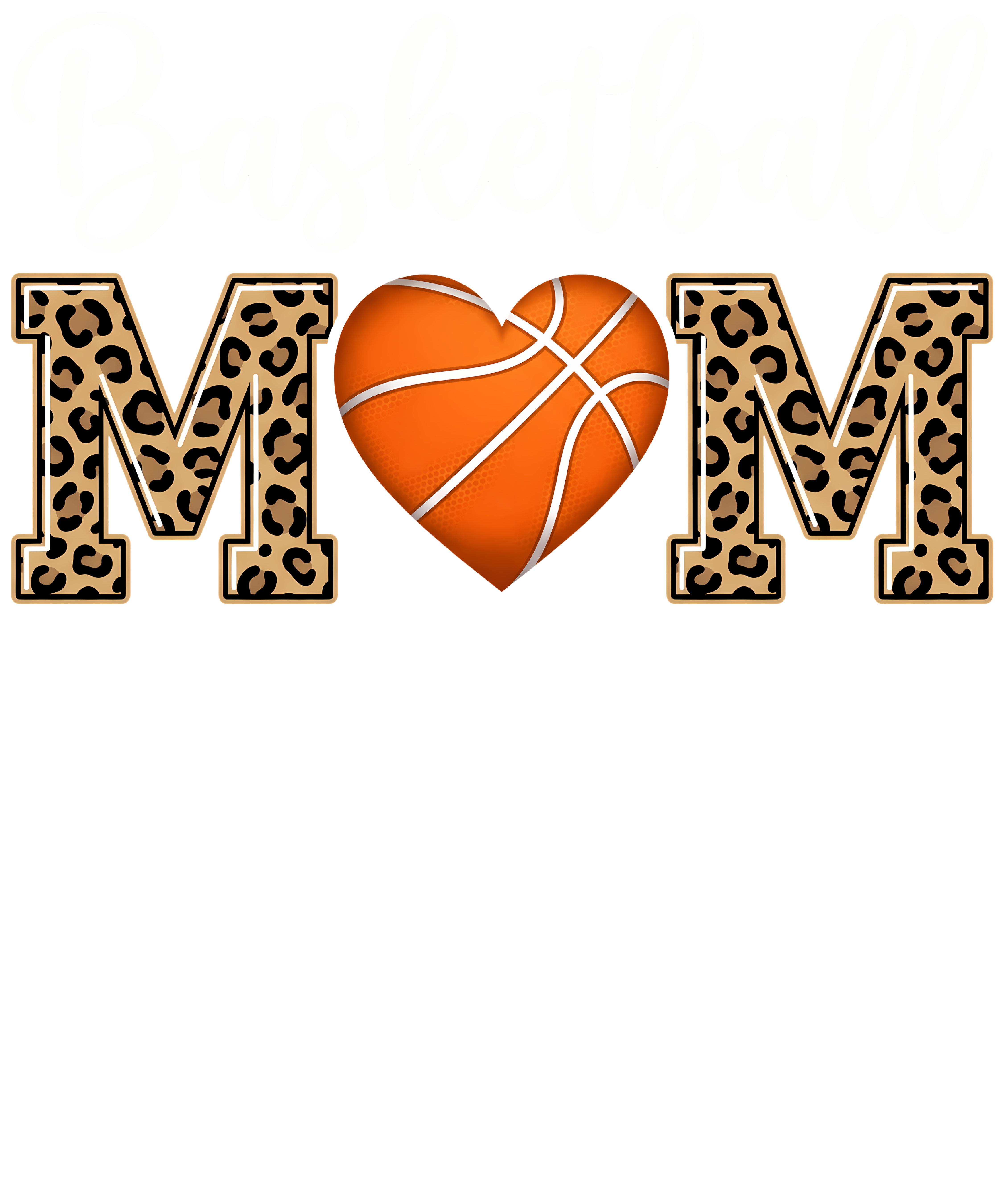 Leopard Basketball Mom DTF Transfer