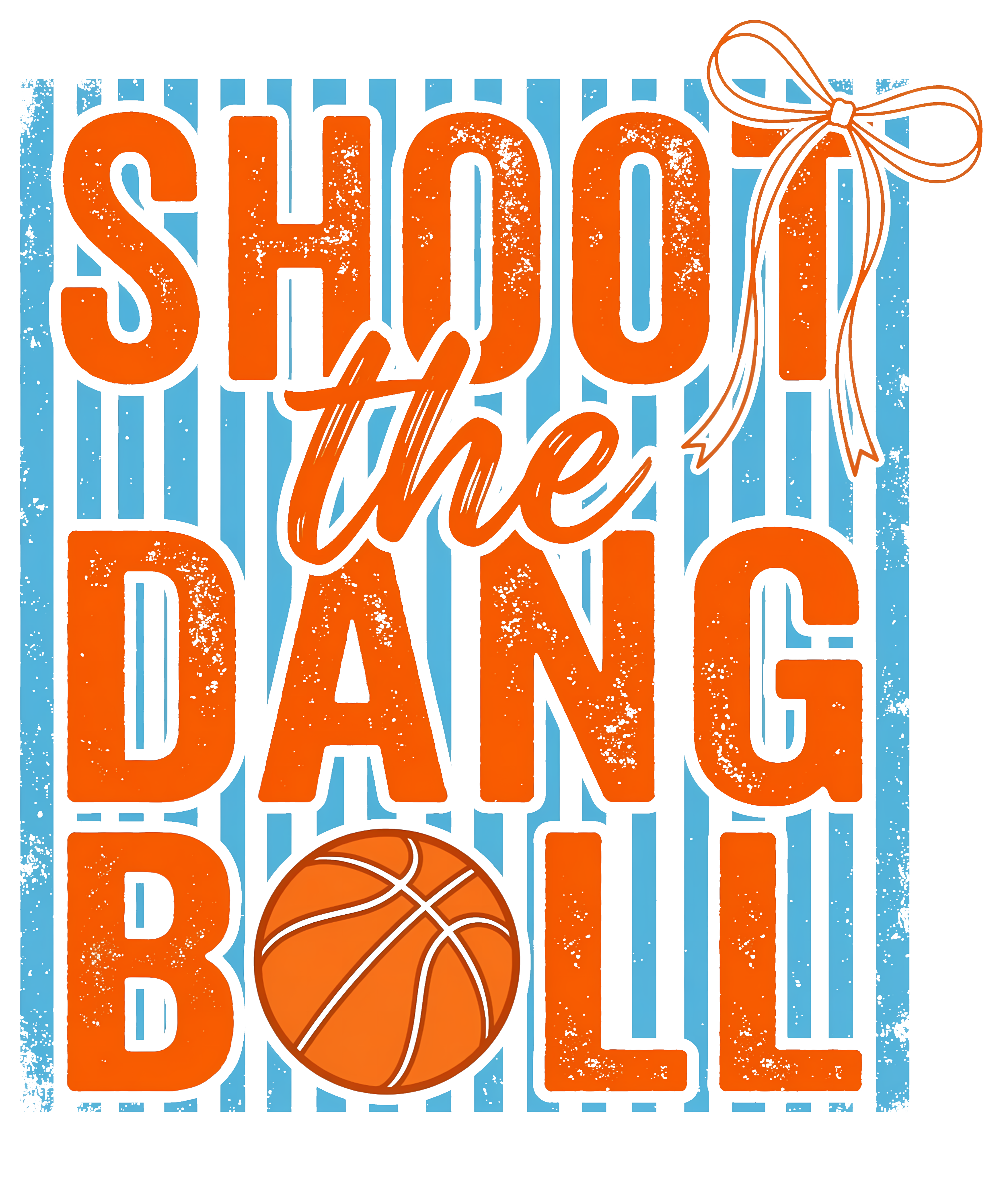 Shoot The Dang Ball DTF Transfer