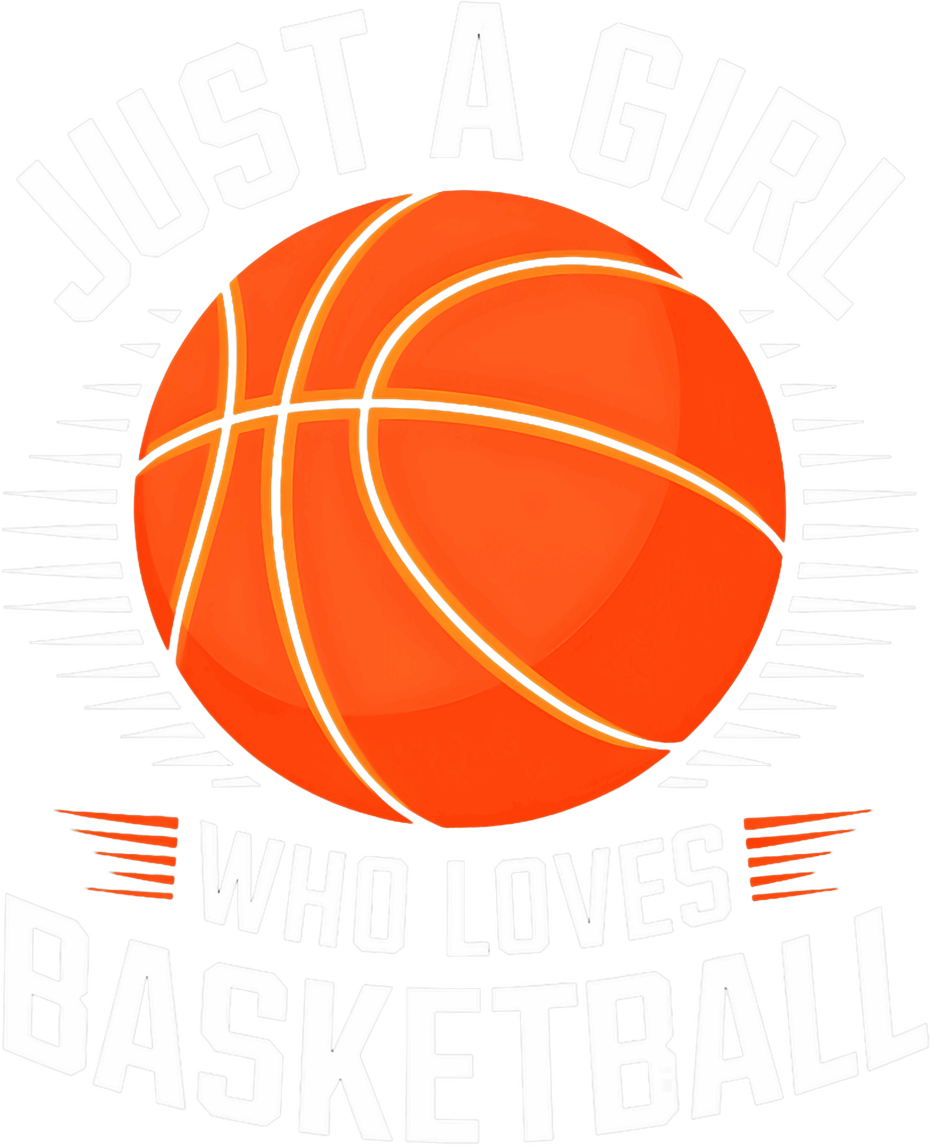 Just A Girl Who Loves Basketball DTF Transfer