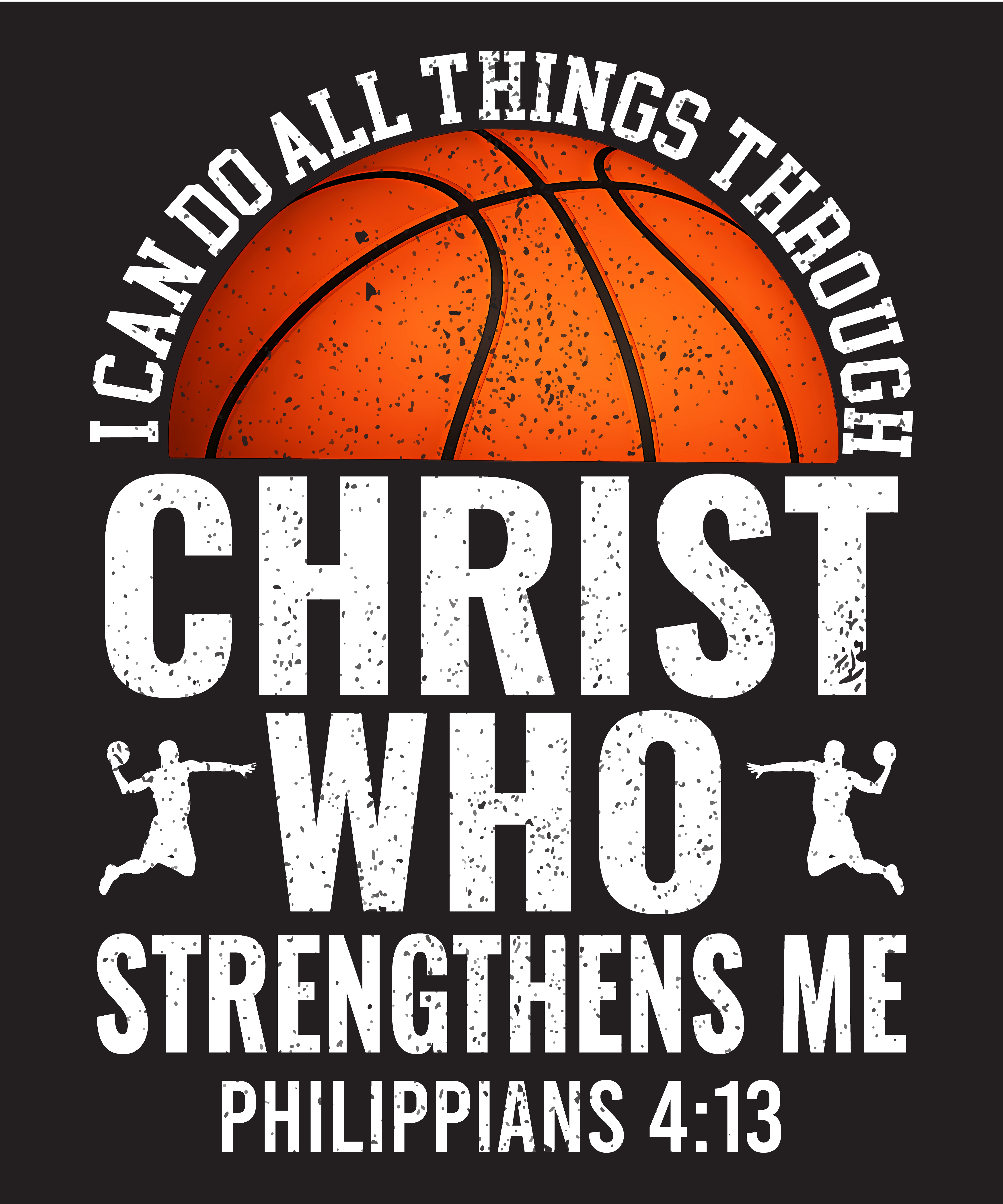 Christian Basketball Faith DTF Transfer