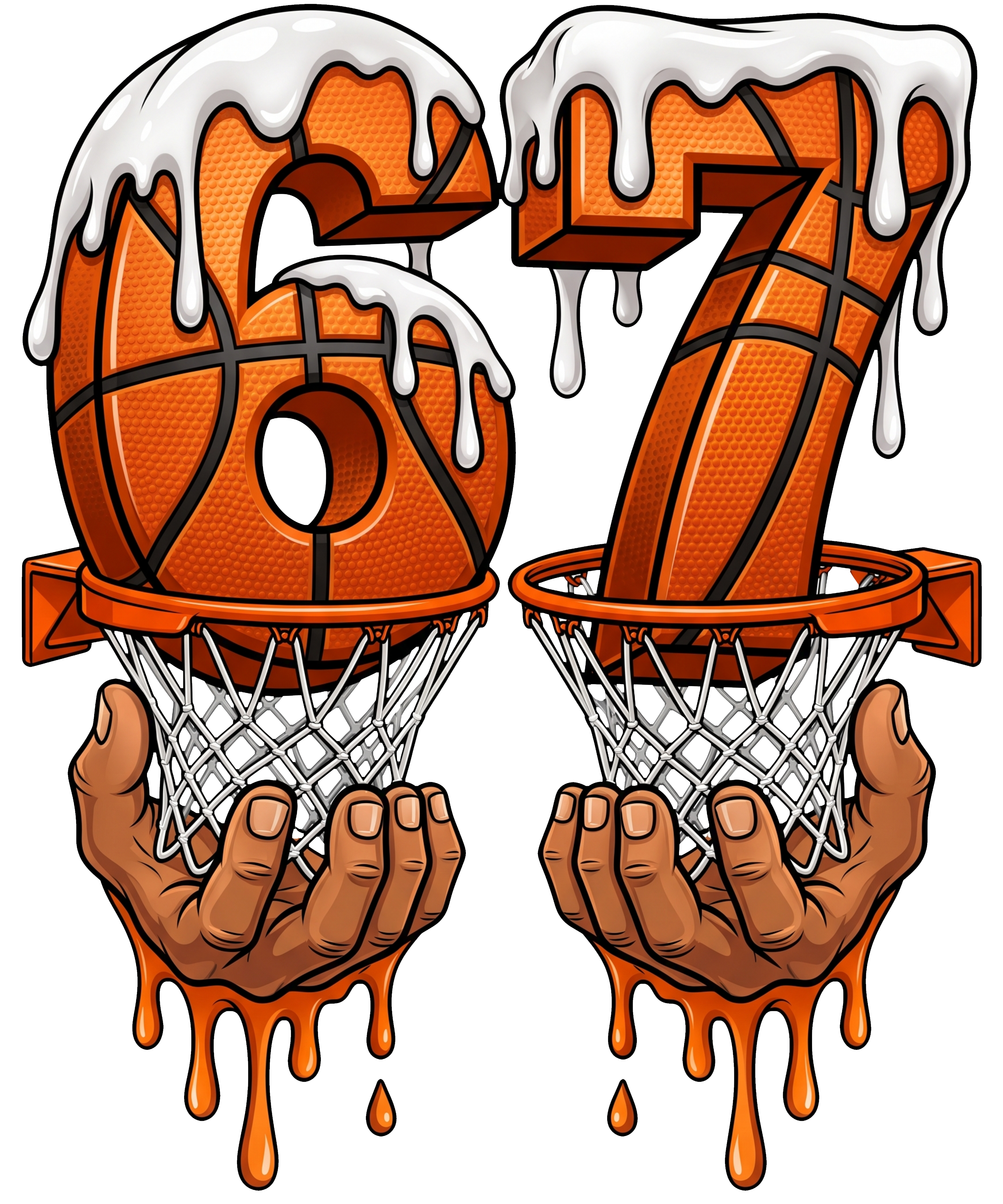 Basketball Hoop Birthday DTF Transfer