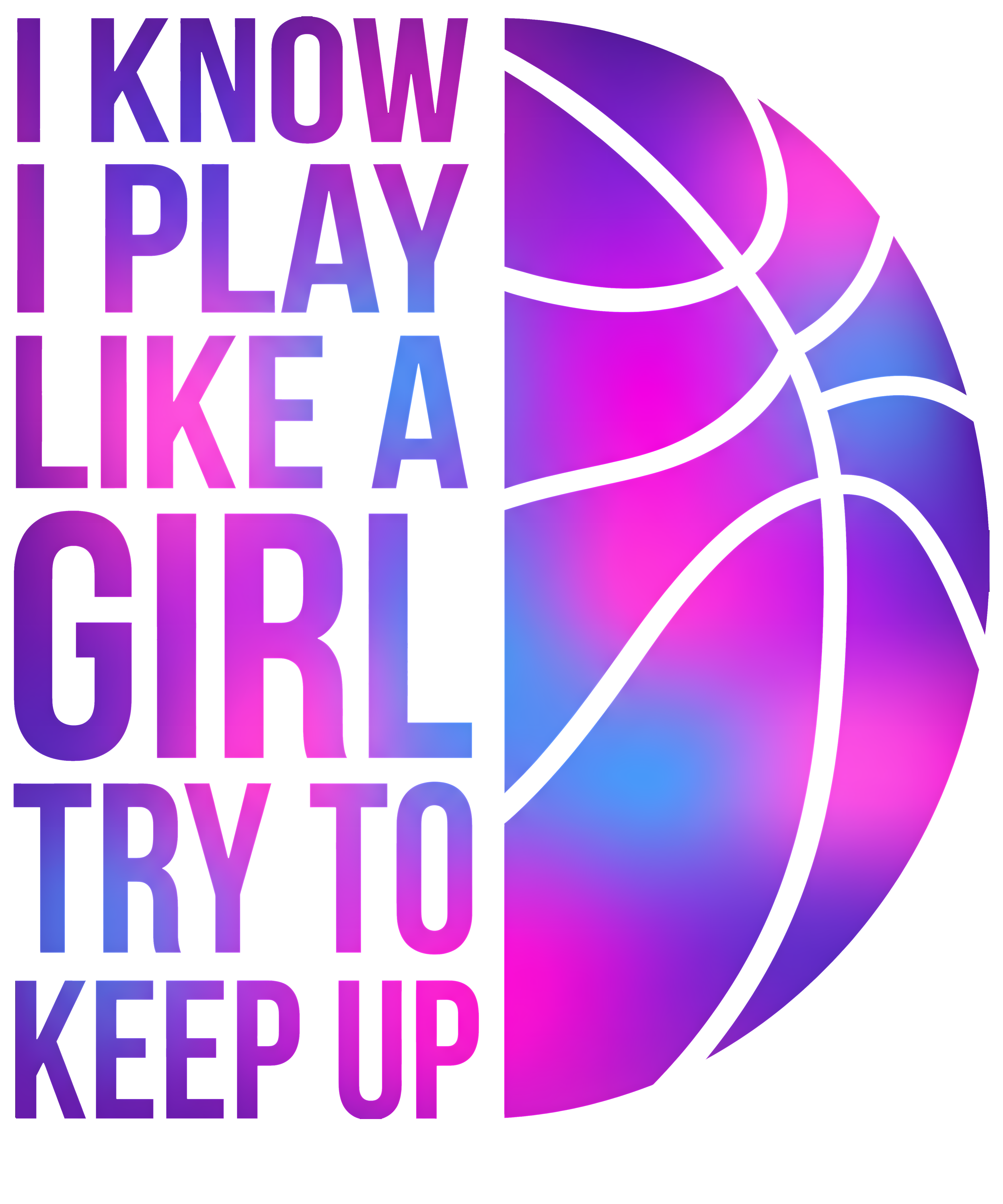 Basketball Girl Player DTF Transfer