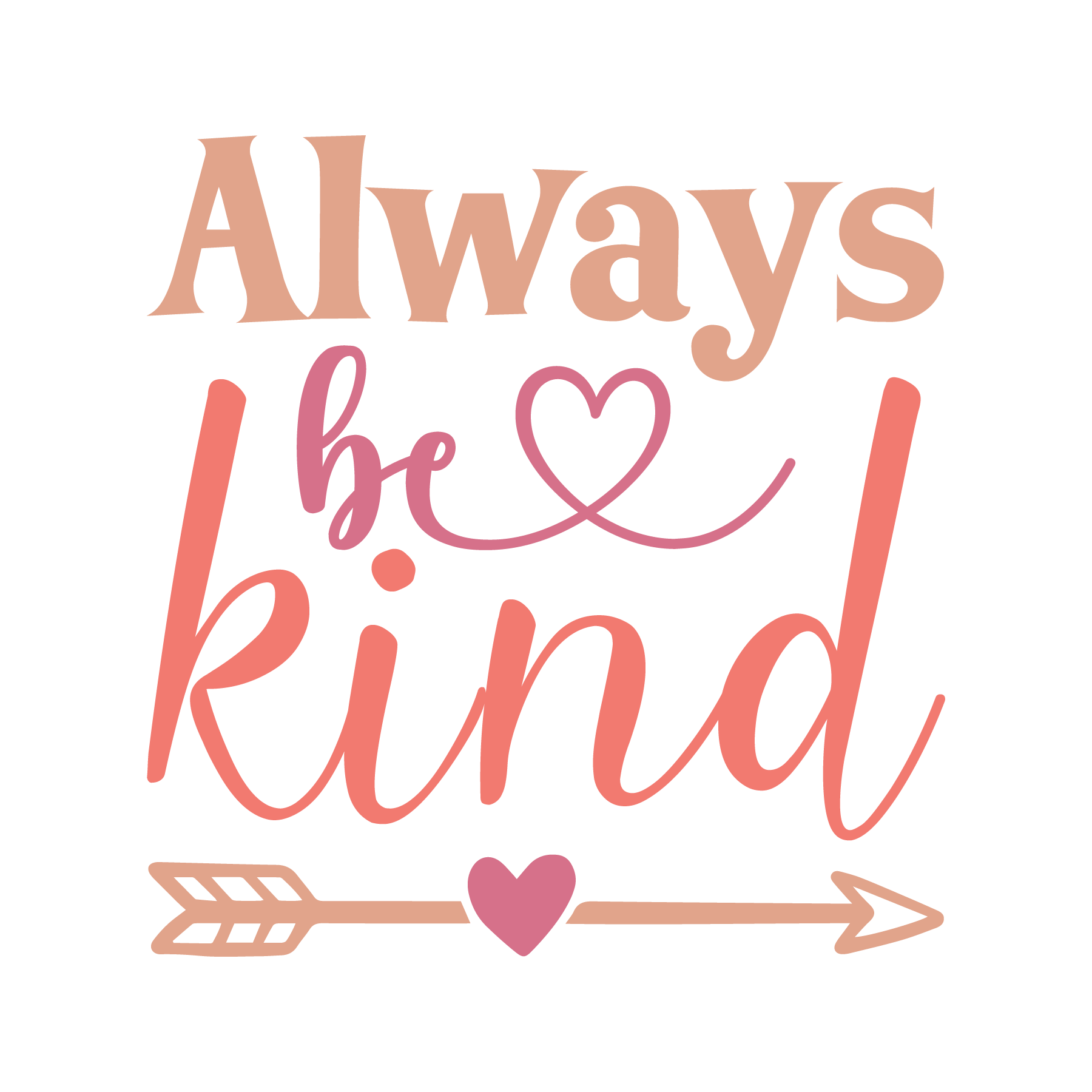 Always Be Kind DTF Transfer