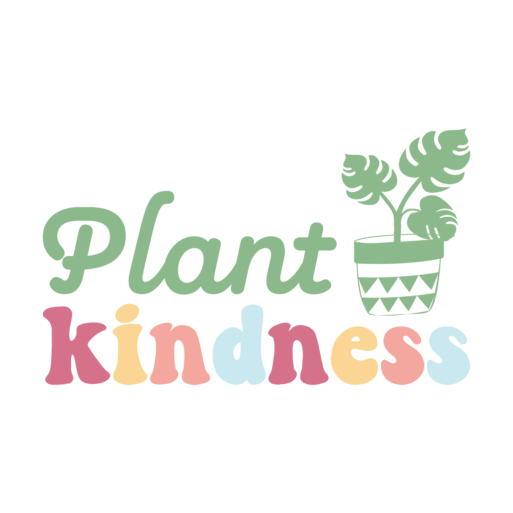 Green Plant Kindness DTF Transfer