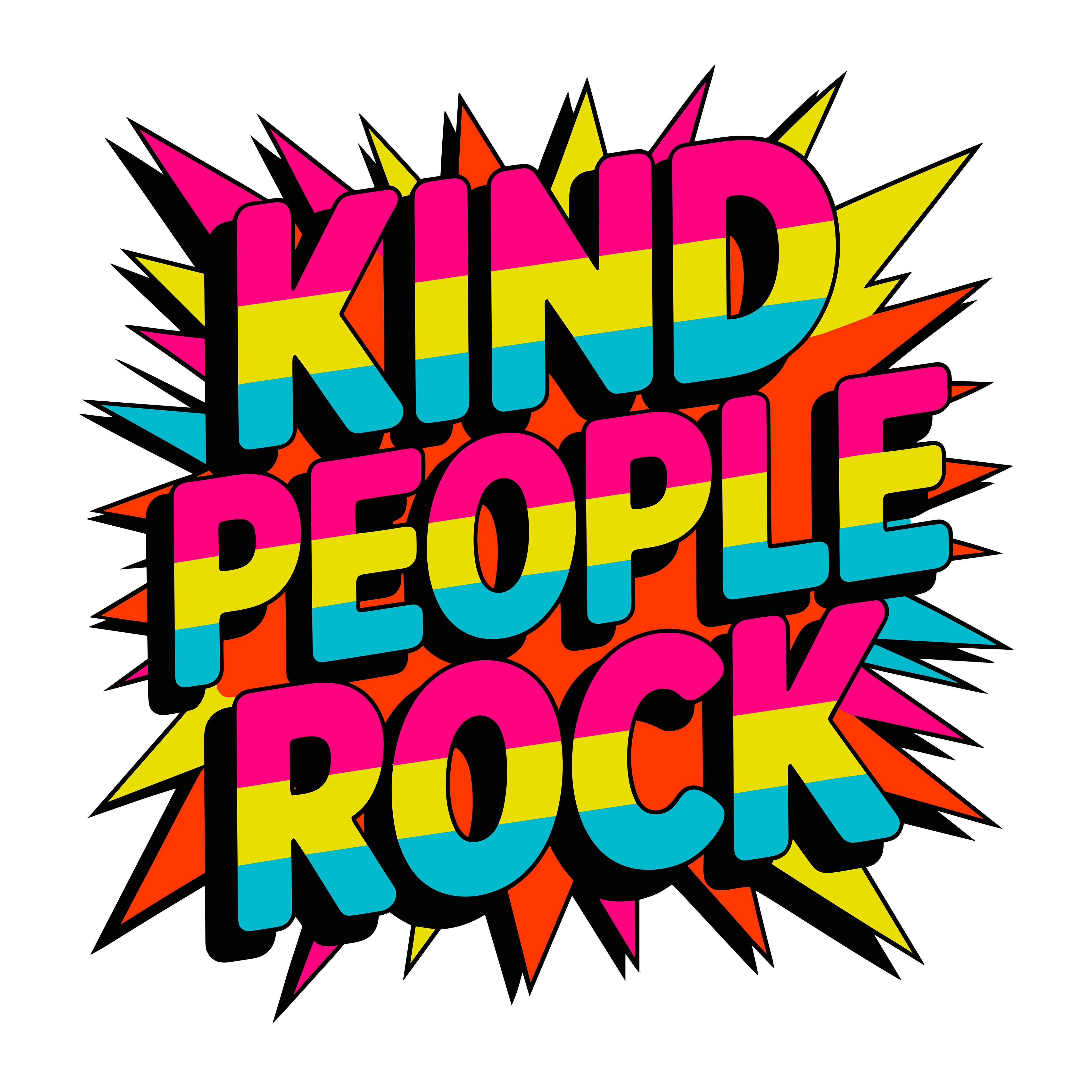 Kind People Rock DTF Transfer