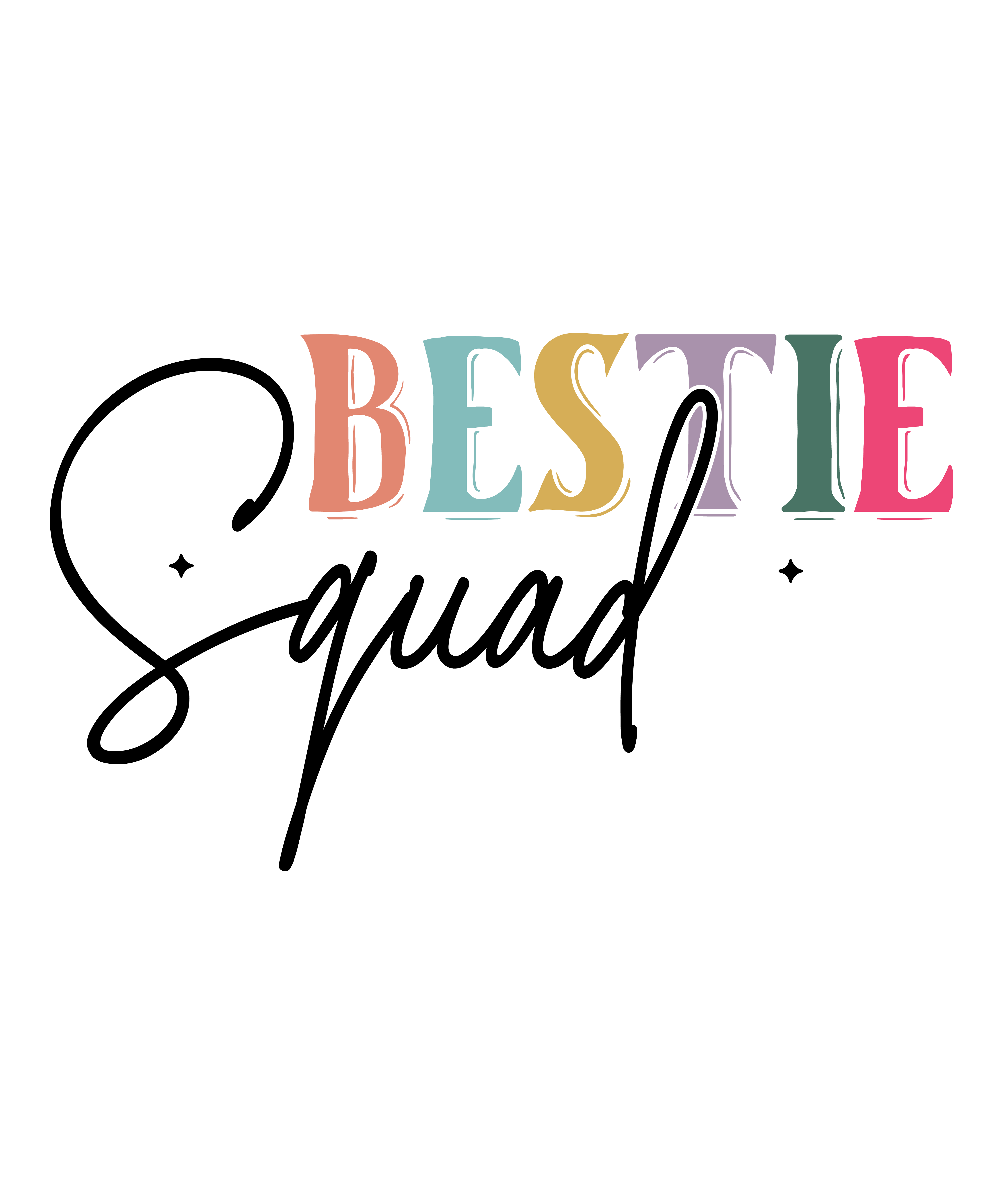 Bestie Squad DTF Transfer