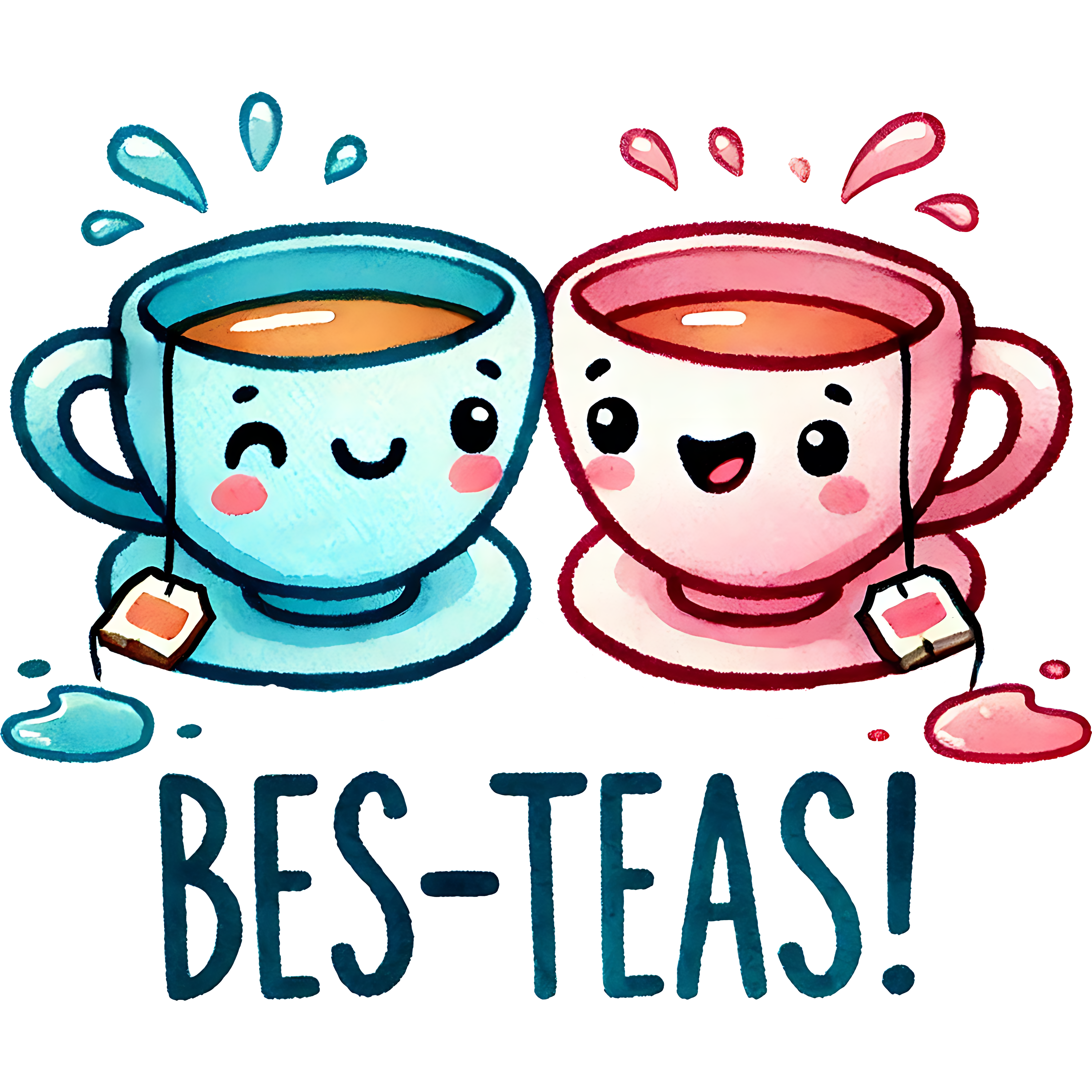 Best Teas Tea Friends DTF Transfer