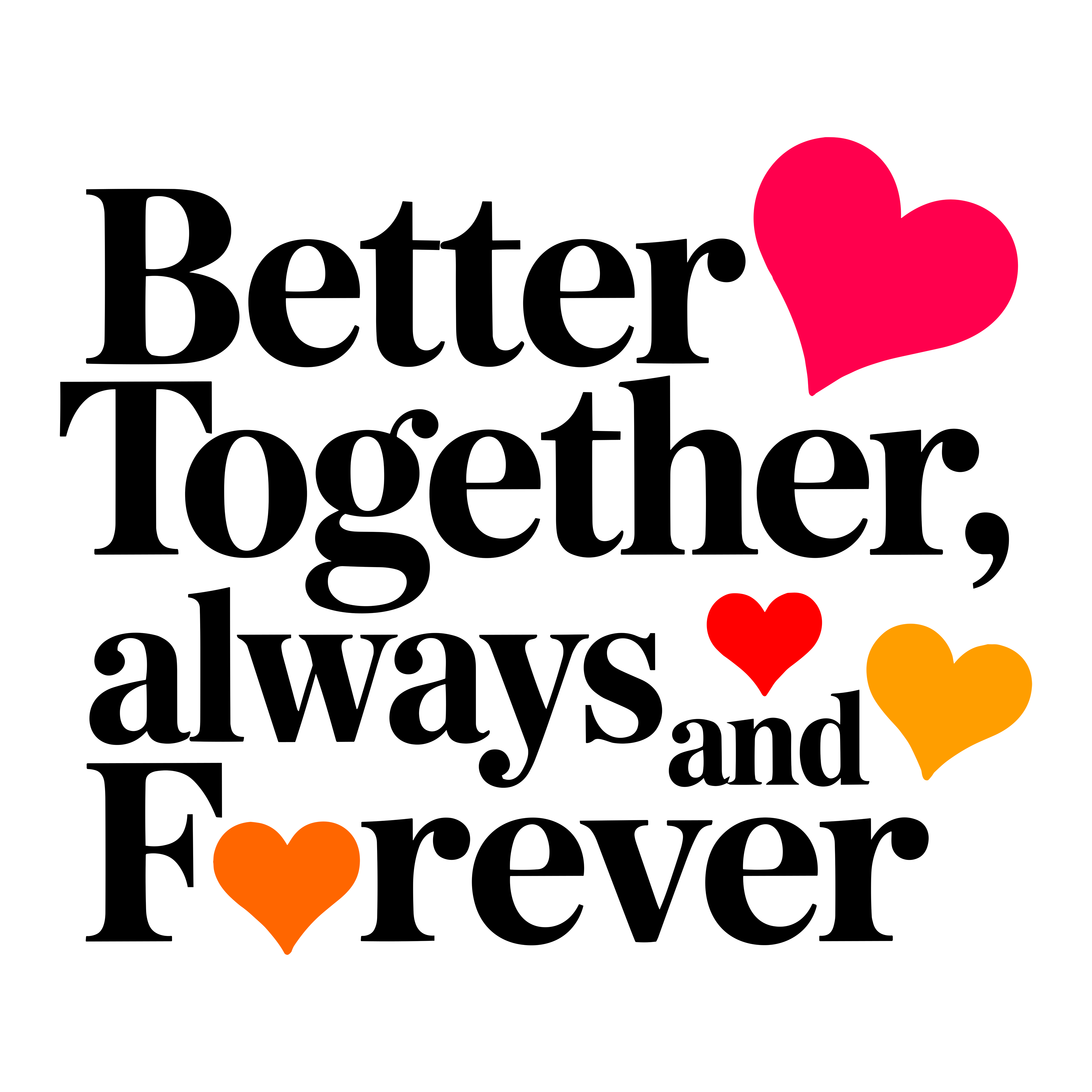 Friendship Full Of Love DTF Transfer