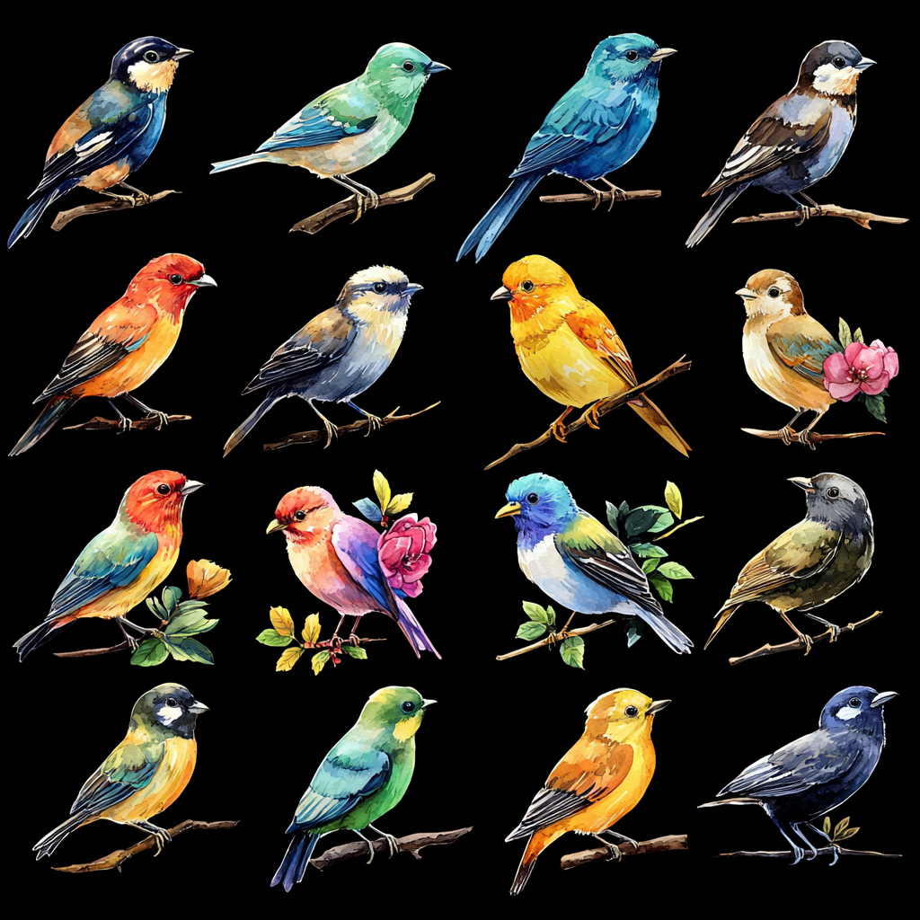 Feathered Harmony DTF Transfer