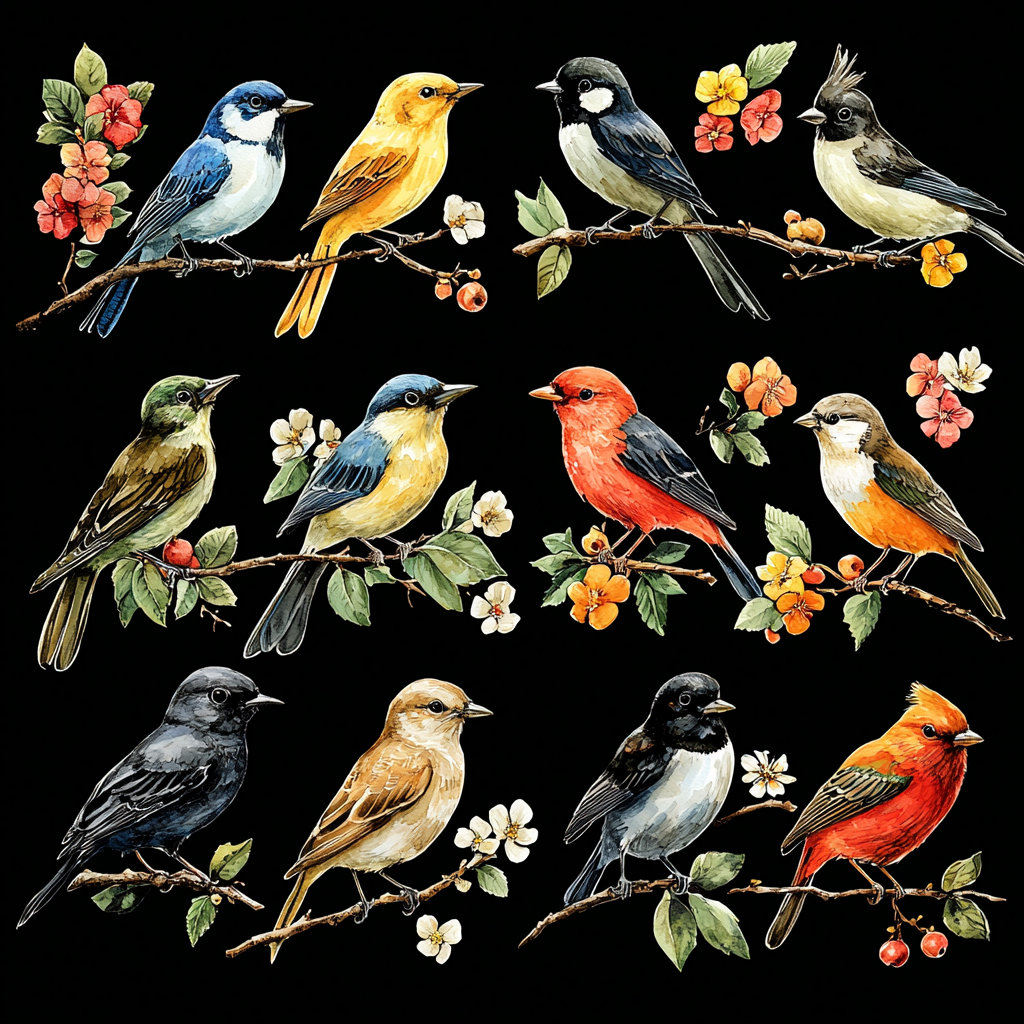 Natures Colorful Chorus DTF Transfer