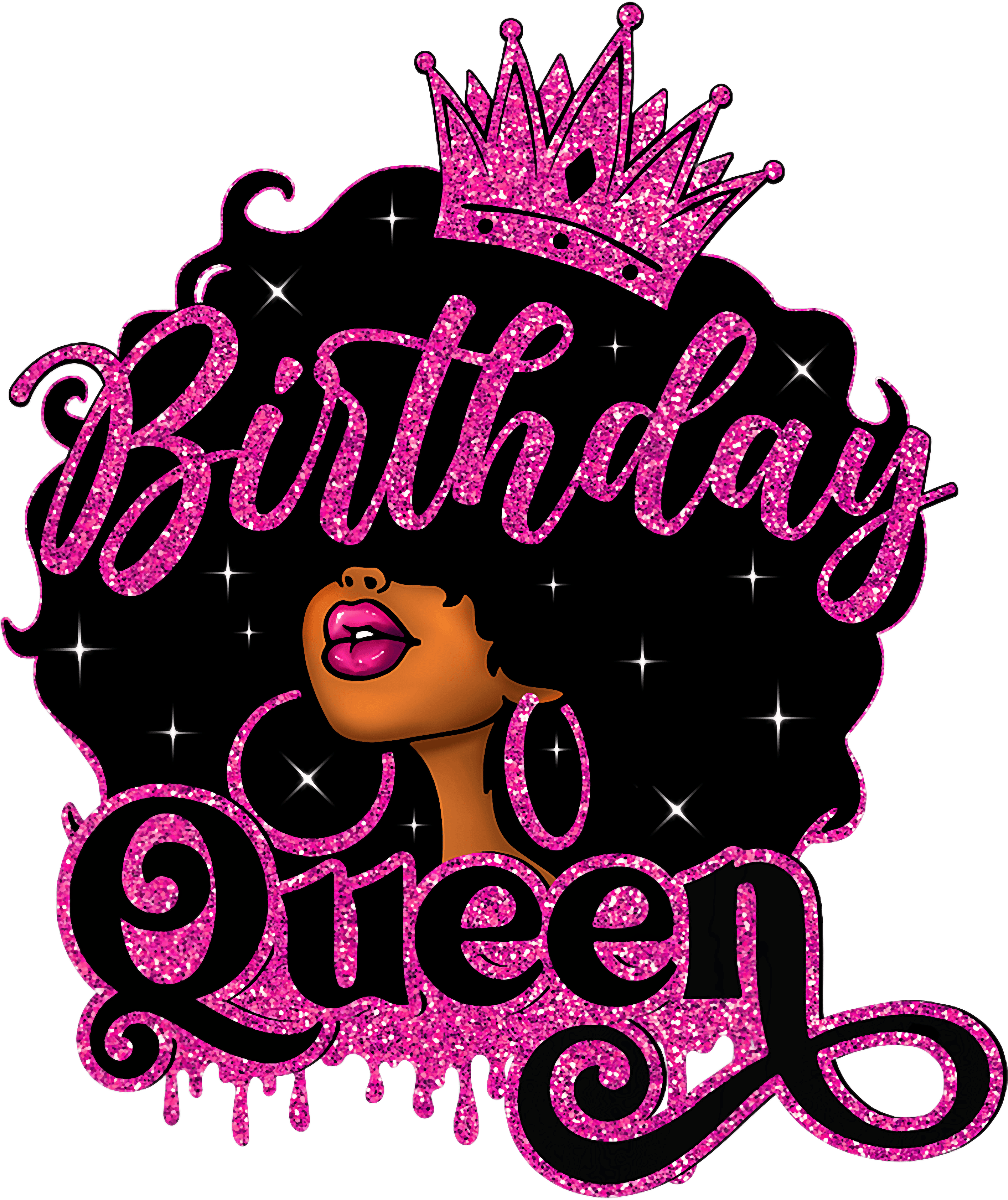 The Birthday Queen DTF Transfer