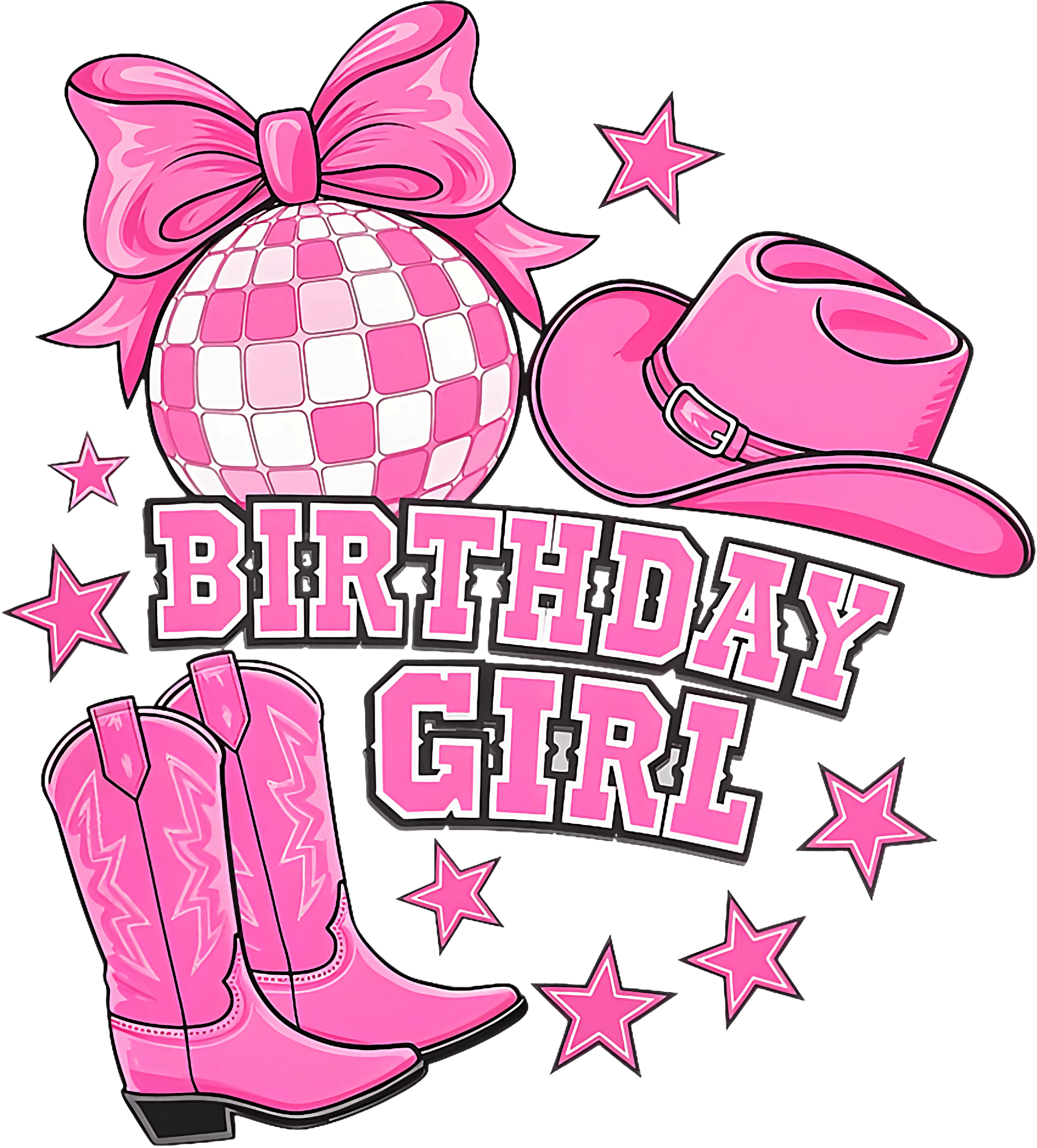 Birthday Girl DTF Transfer