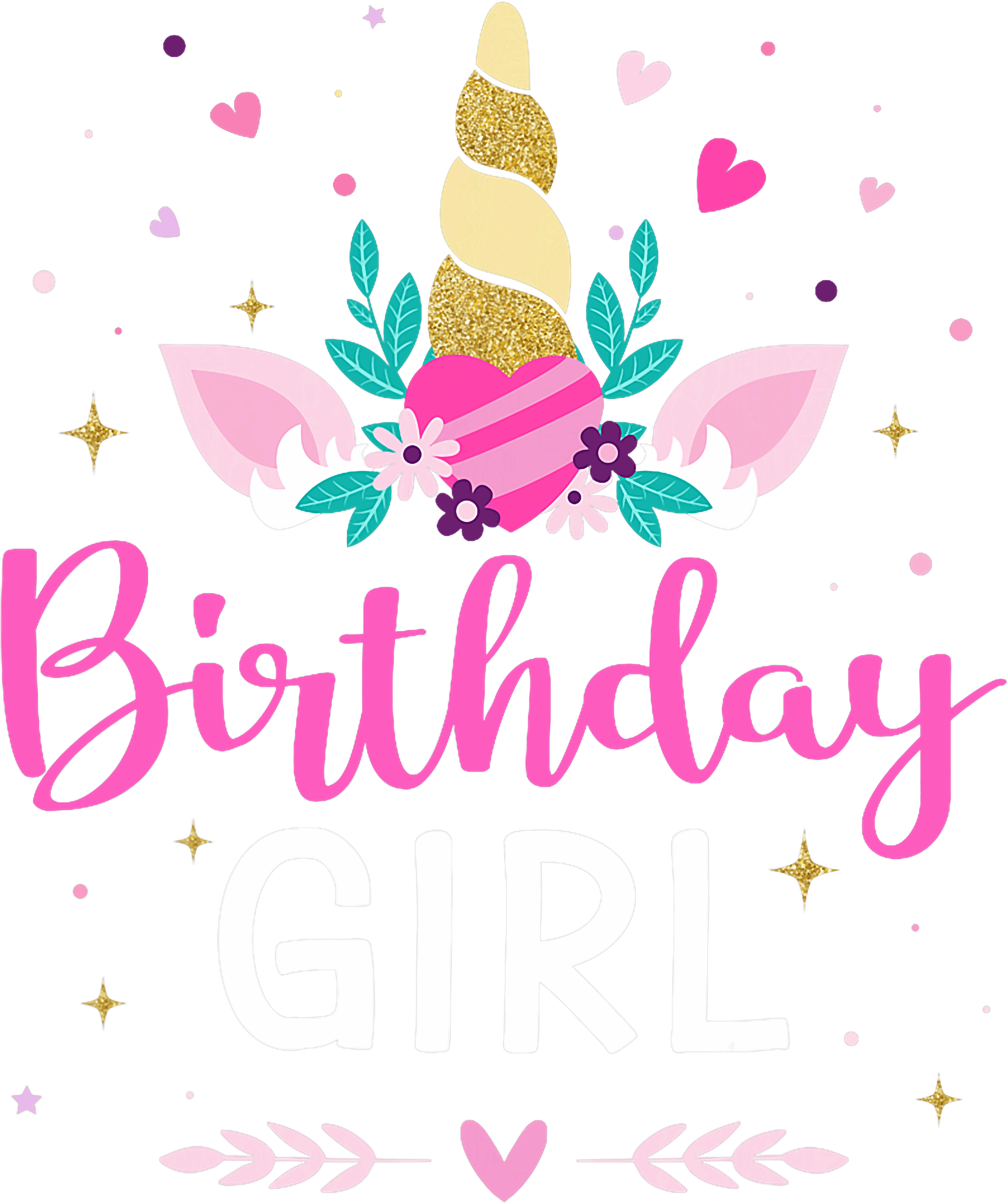 Birthday Girl DTF Transfer