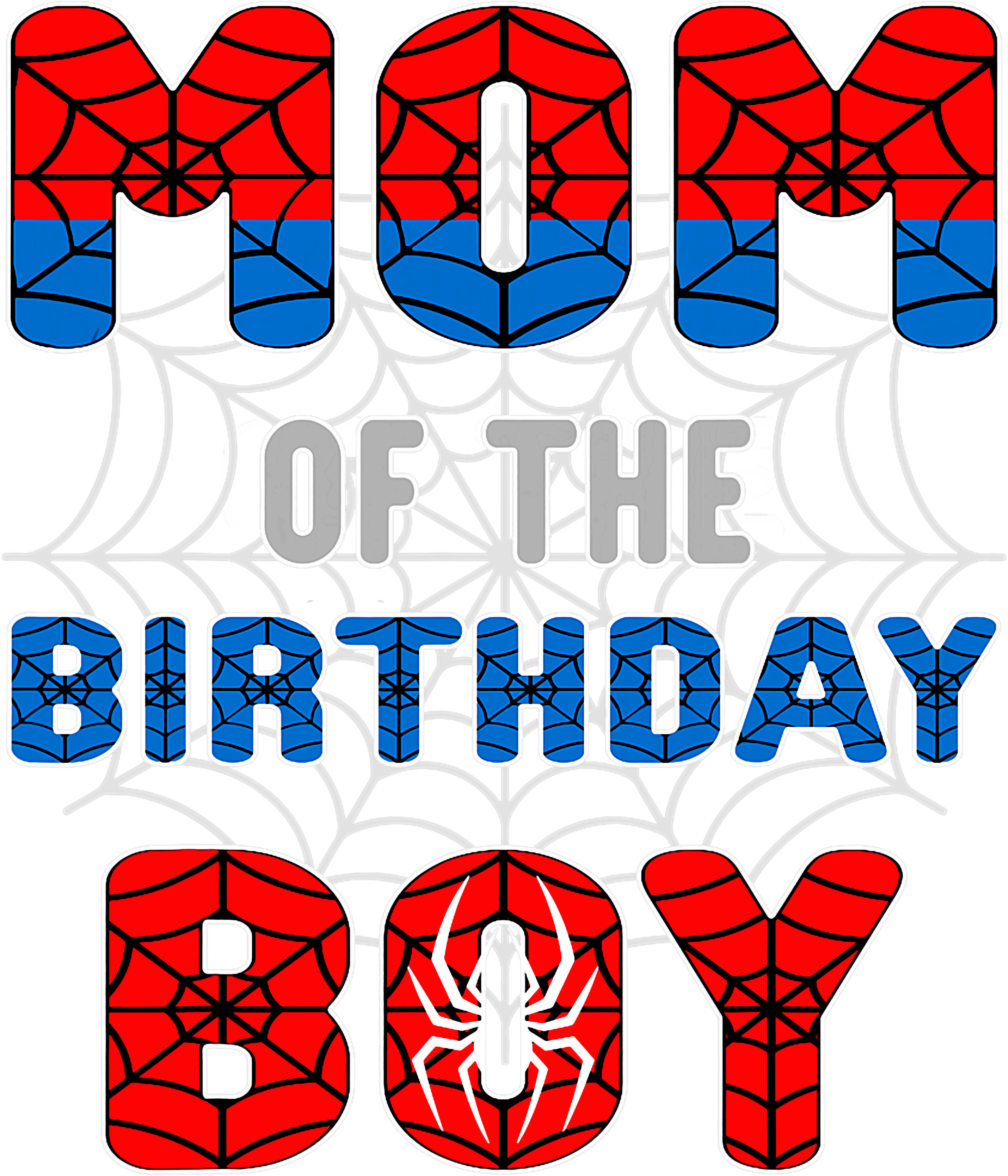 Mom Of The Birthday Boy DTF Transfer