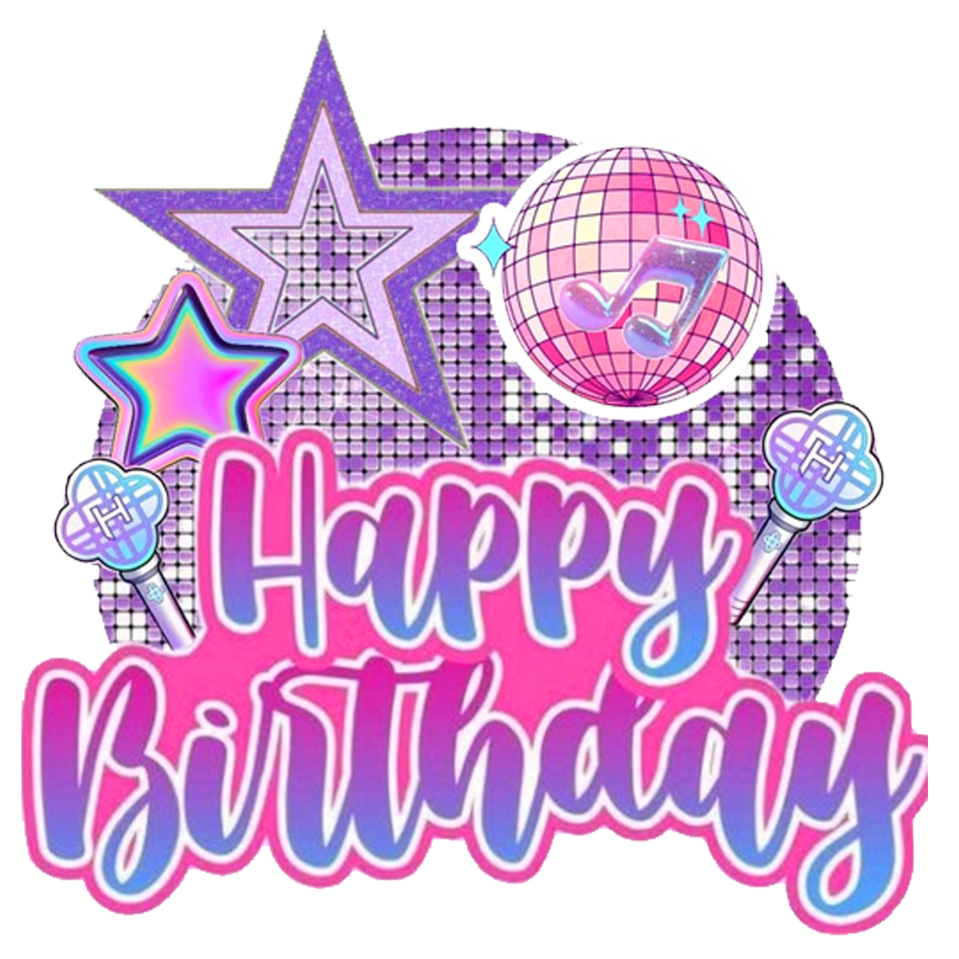 Disco Music Birthday Celebration DTF Transfer