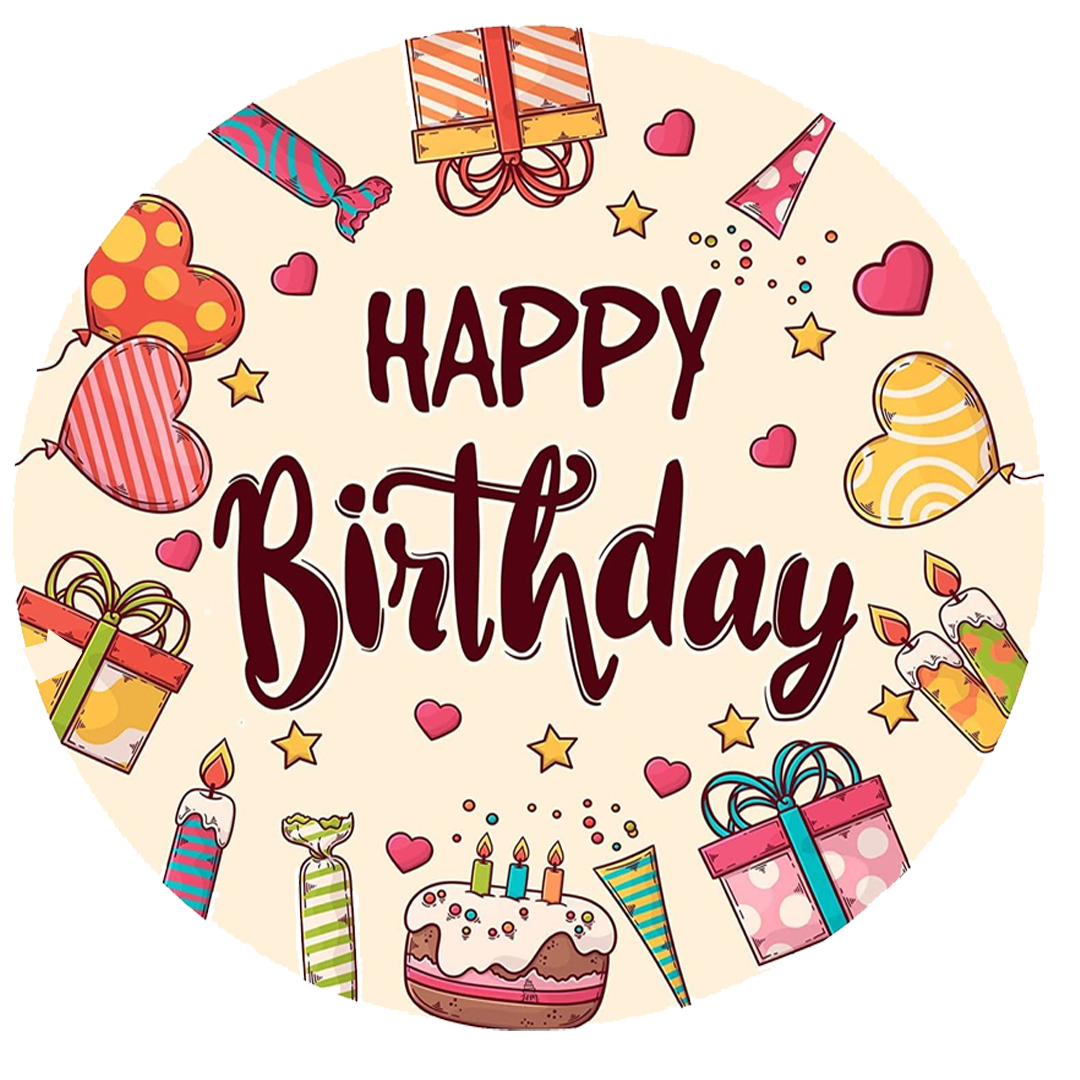 Festive Birthday Gifts And Cake DTF Transfer