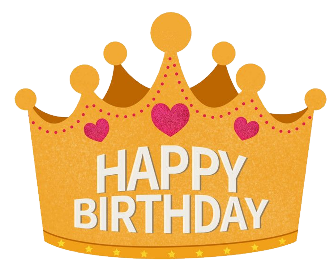 Golden Birthday Crown Celebration DTF Transfer