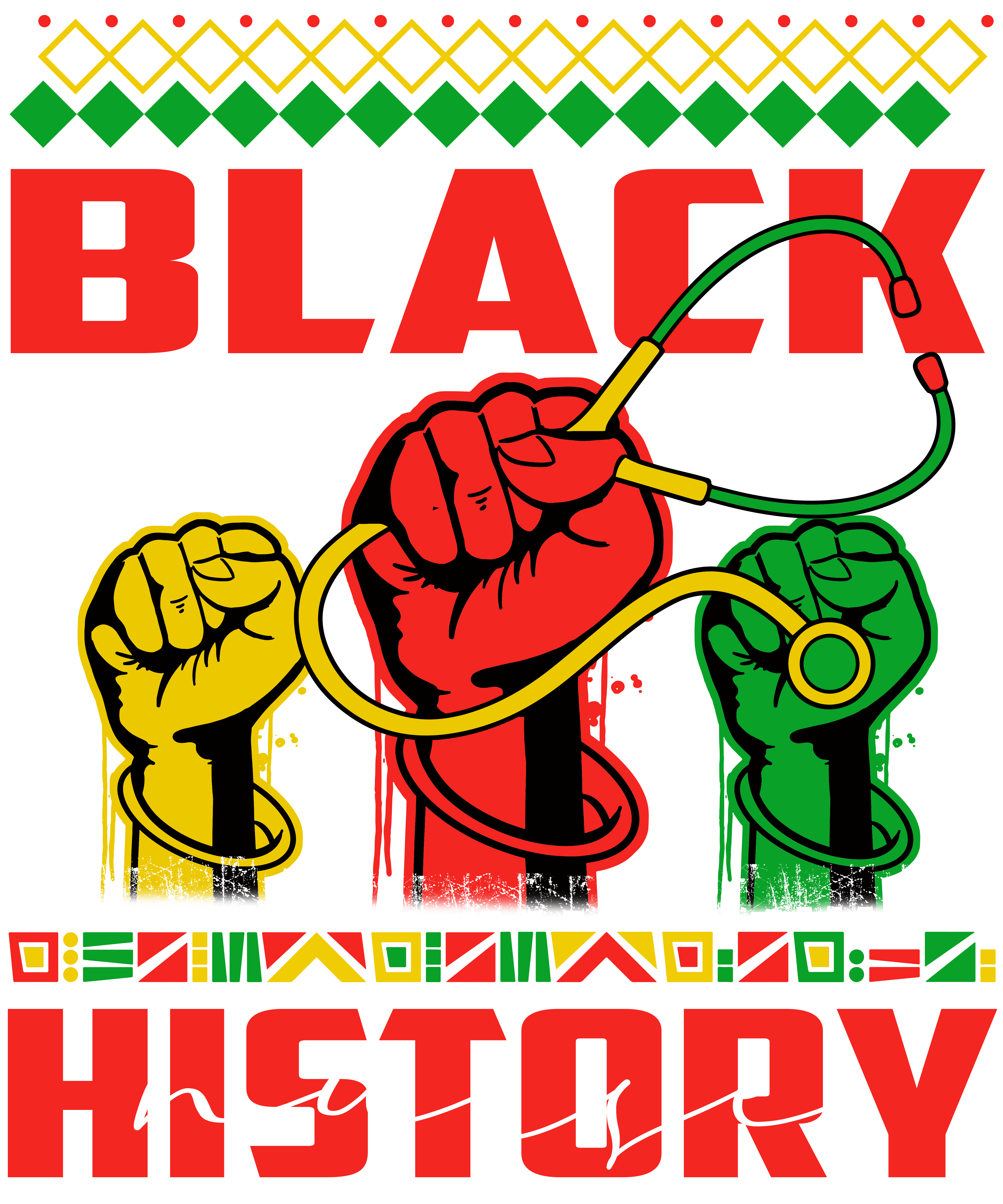 Black History Icons And Legends Tribute DTF Transfer