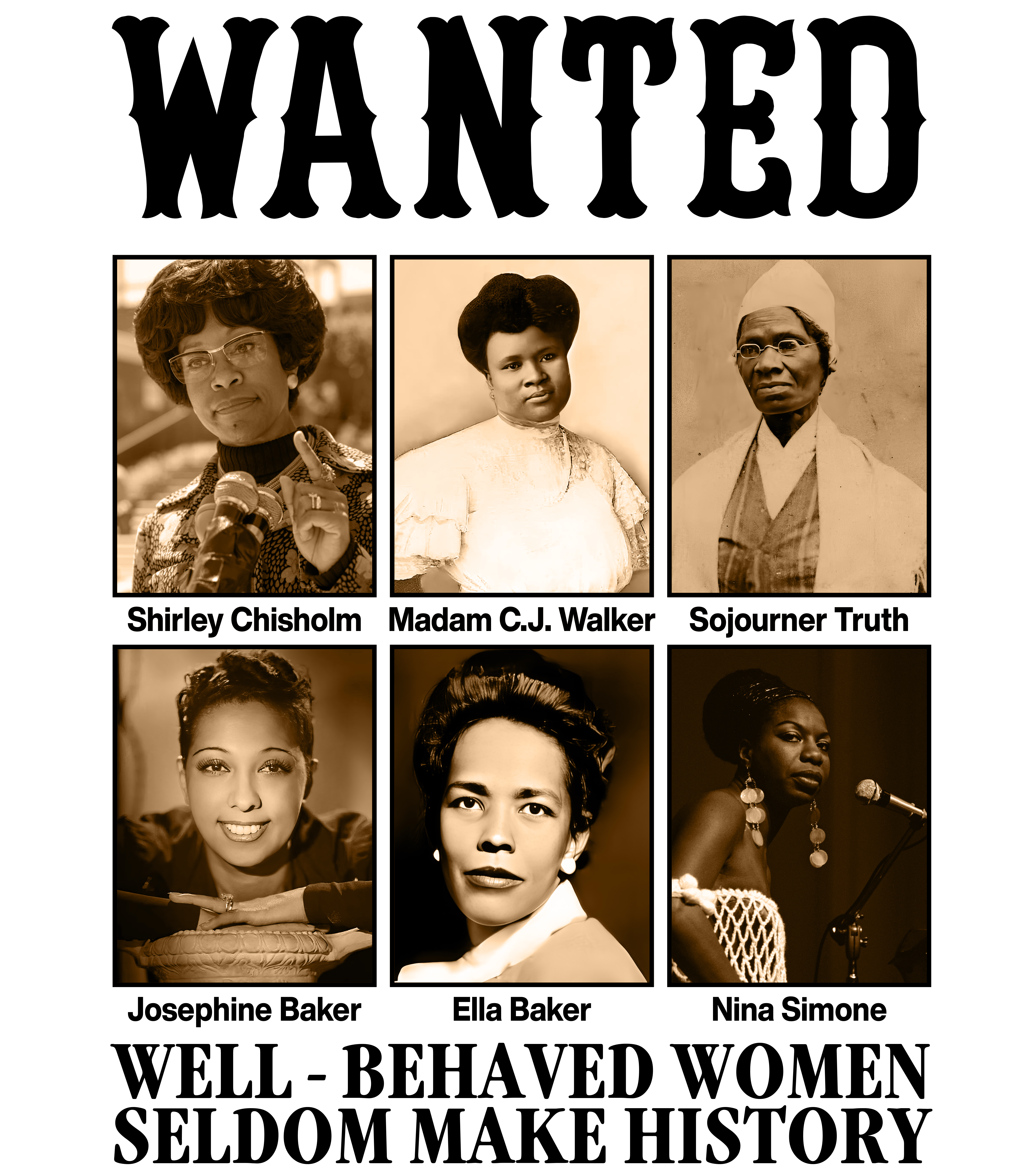 Celebrating Black Women Pioneers Heritage DTF Transfer