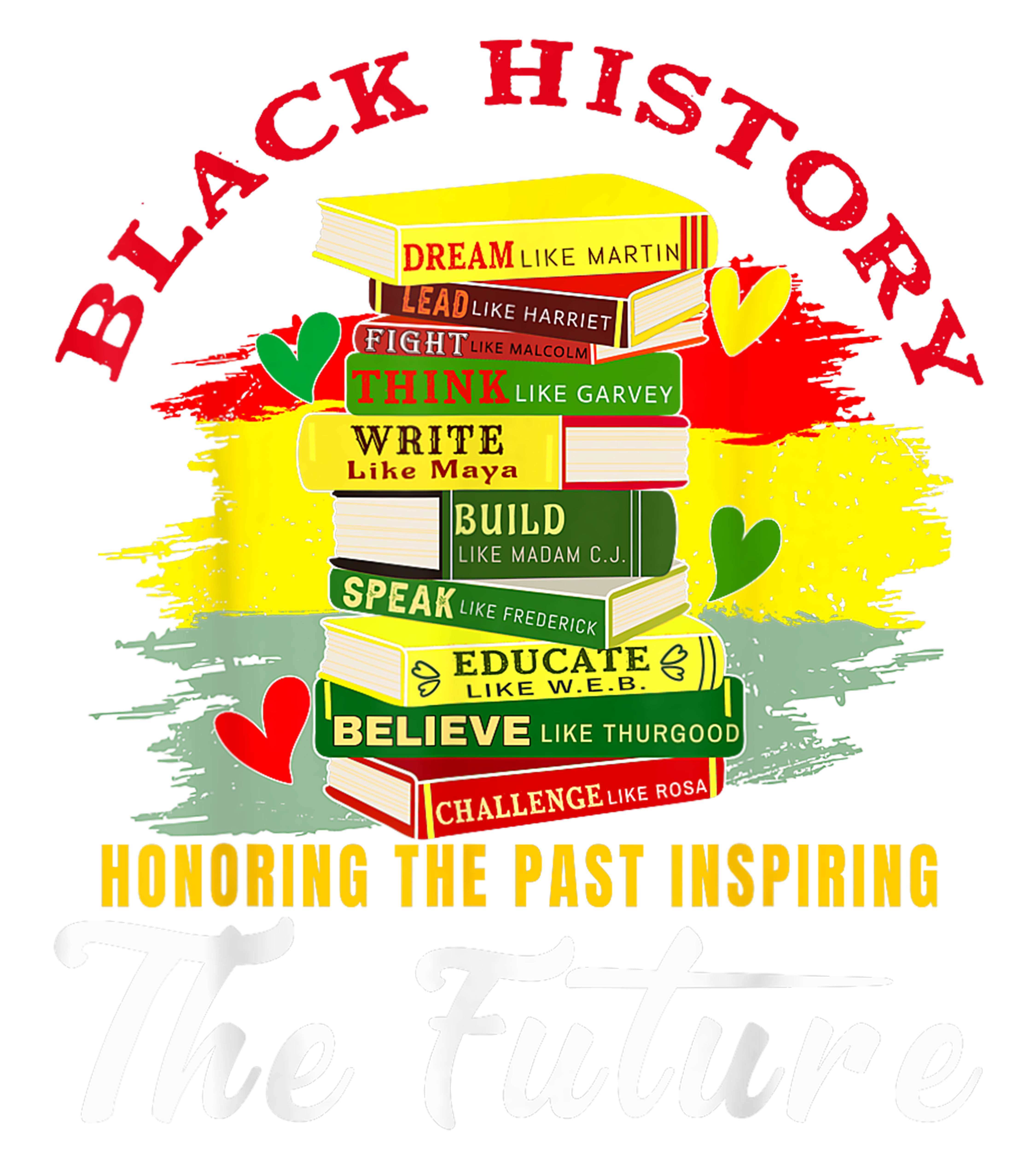 Black History Icons Culture And Achievement DTF Transfer