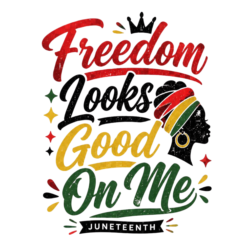 Freedom Looks Good On Me DTF Transfer