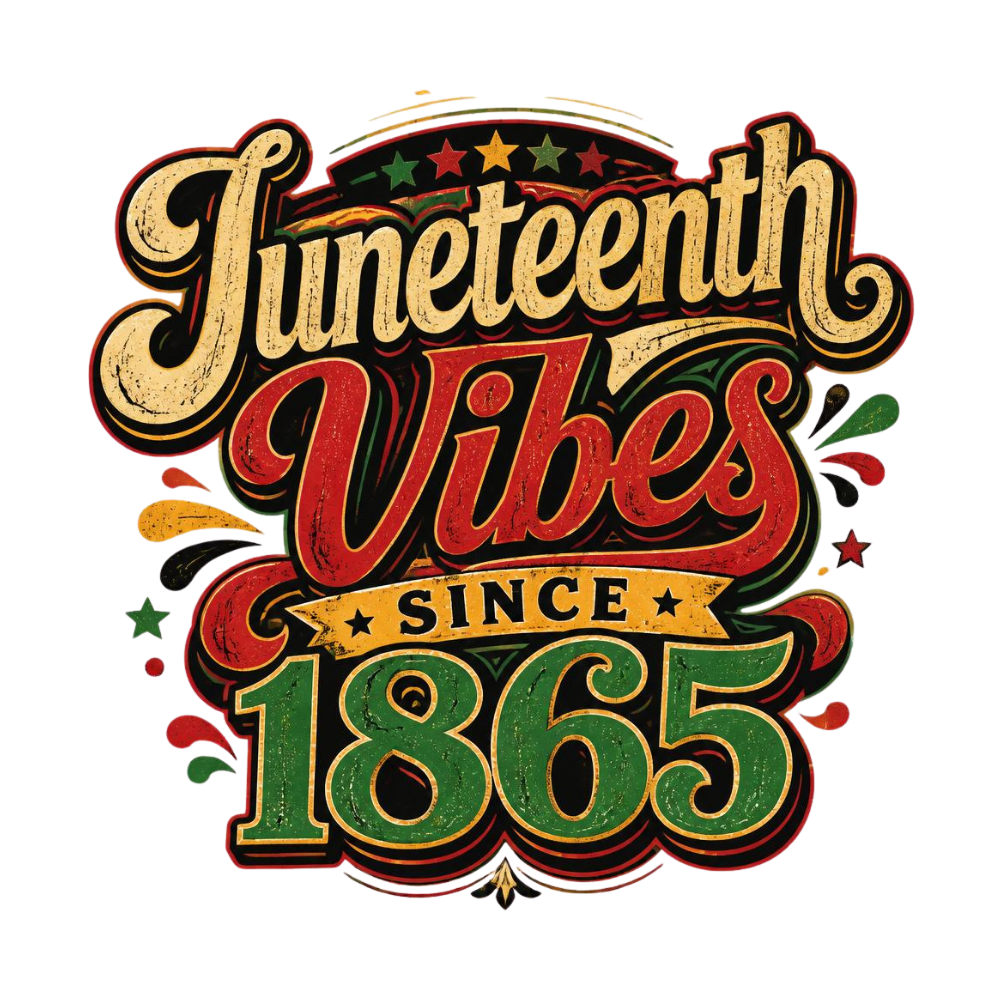 Juneteenth Freedom Vibes DTF Transfer