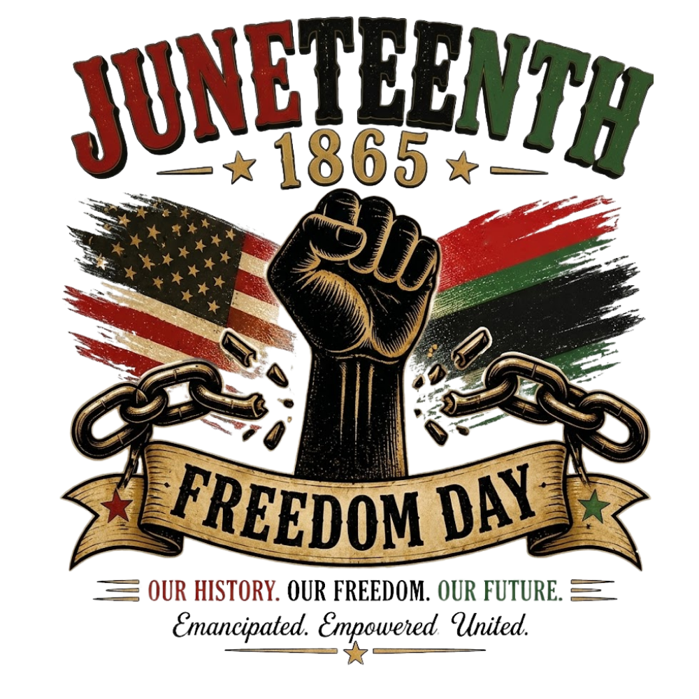 Juneteenth Freedom Day DTF Transfer