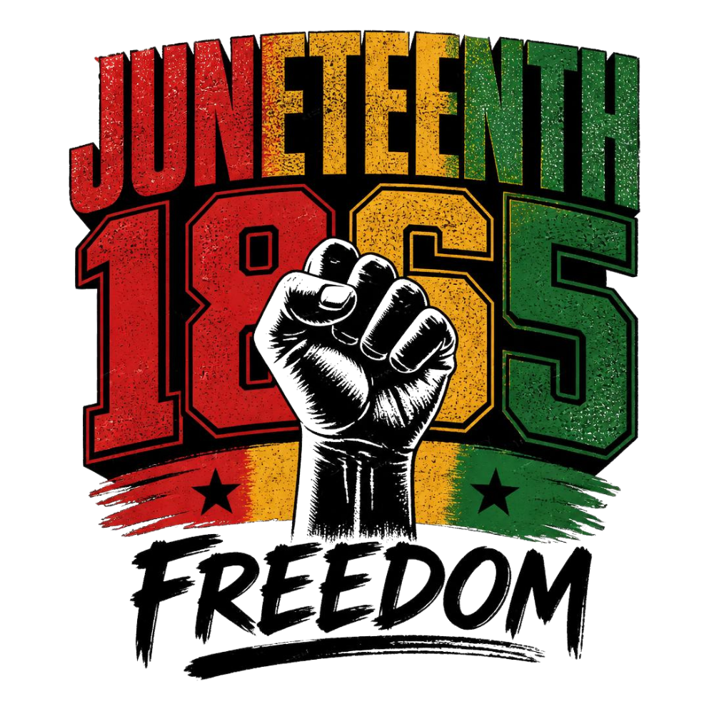 Juneteenth Freedom Pride DTF Transfer