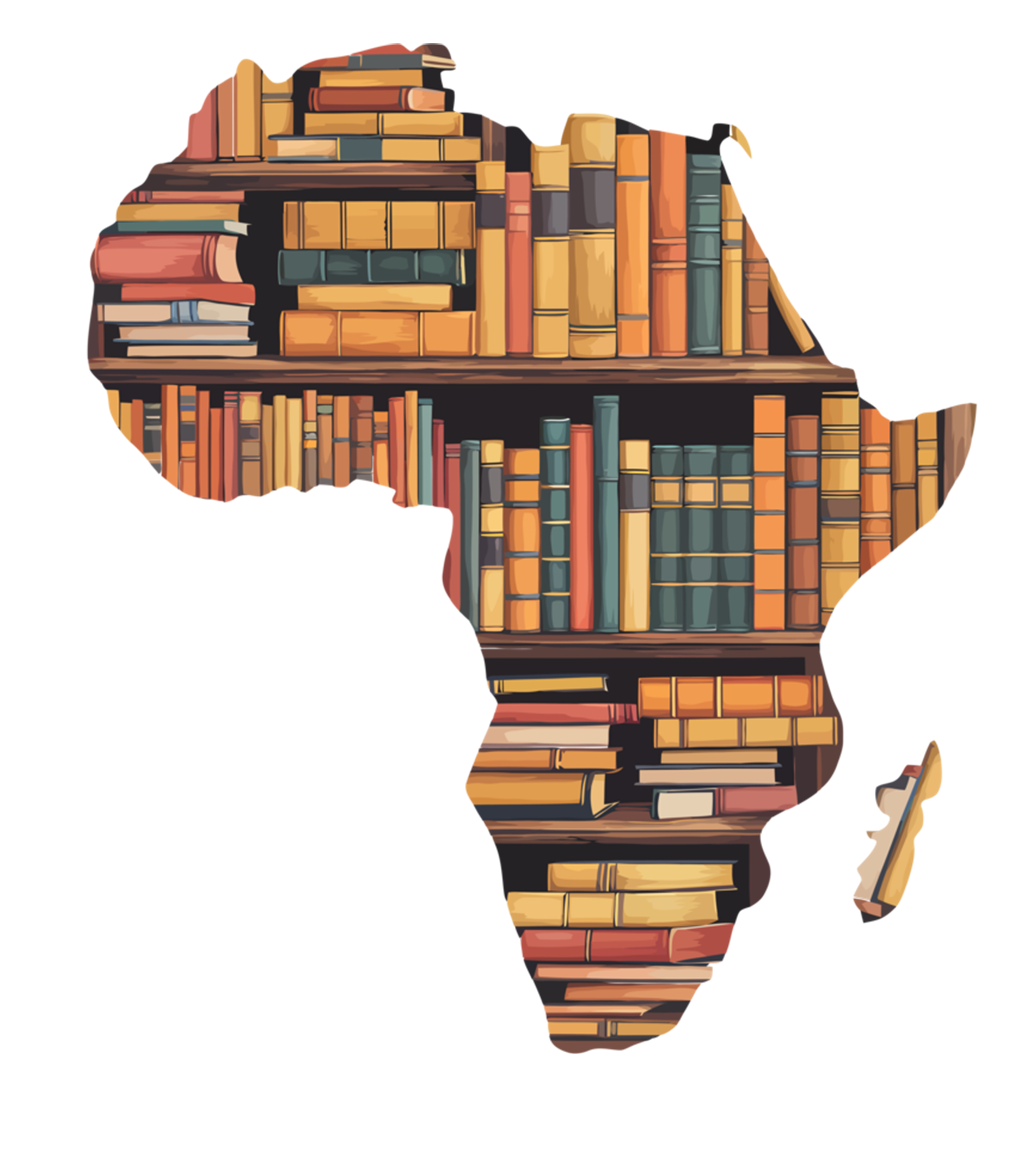 Education Is Freedom African Library Map DTF Transfer
