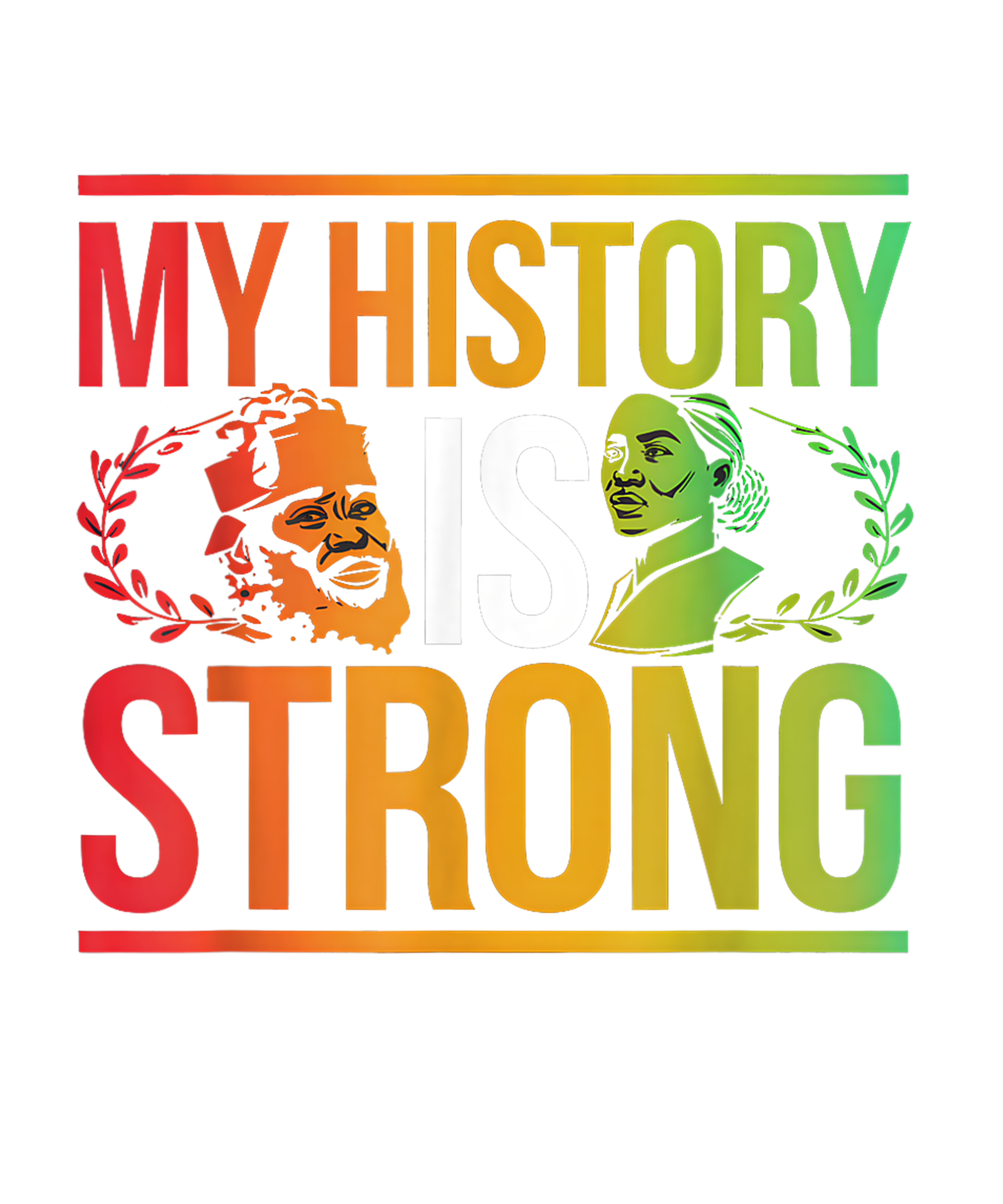 My History Is Strong Black Heritage Empowerment DTF Transfer