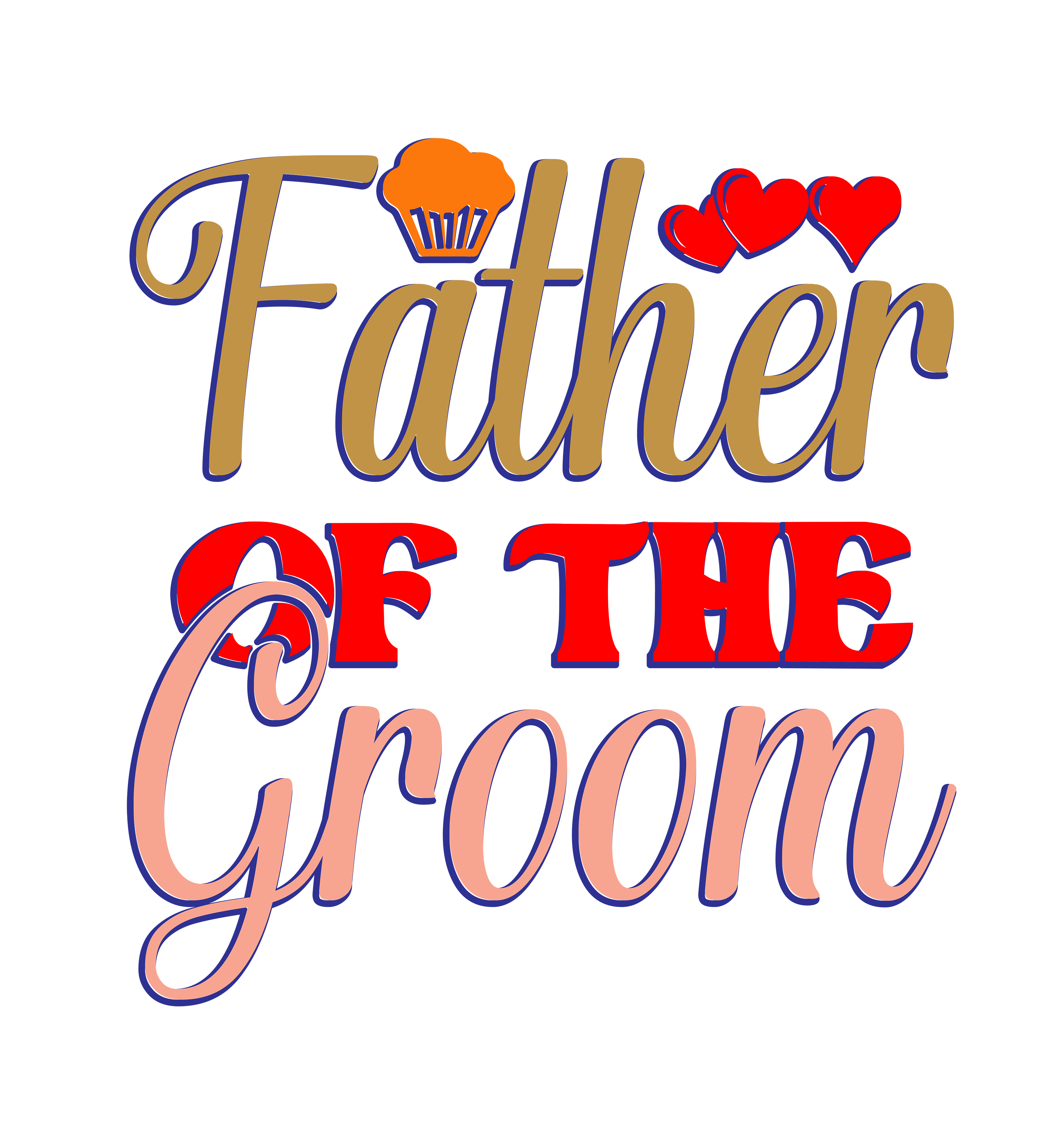 Father Of The Groom DTF Transfer