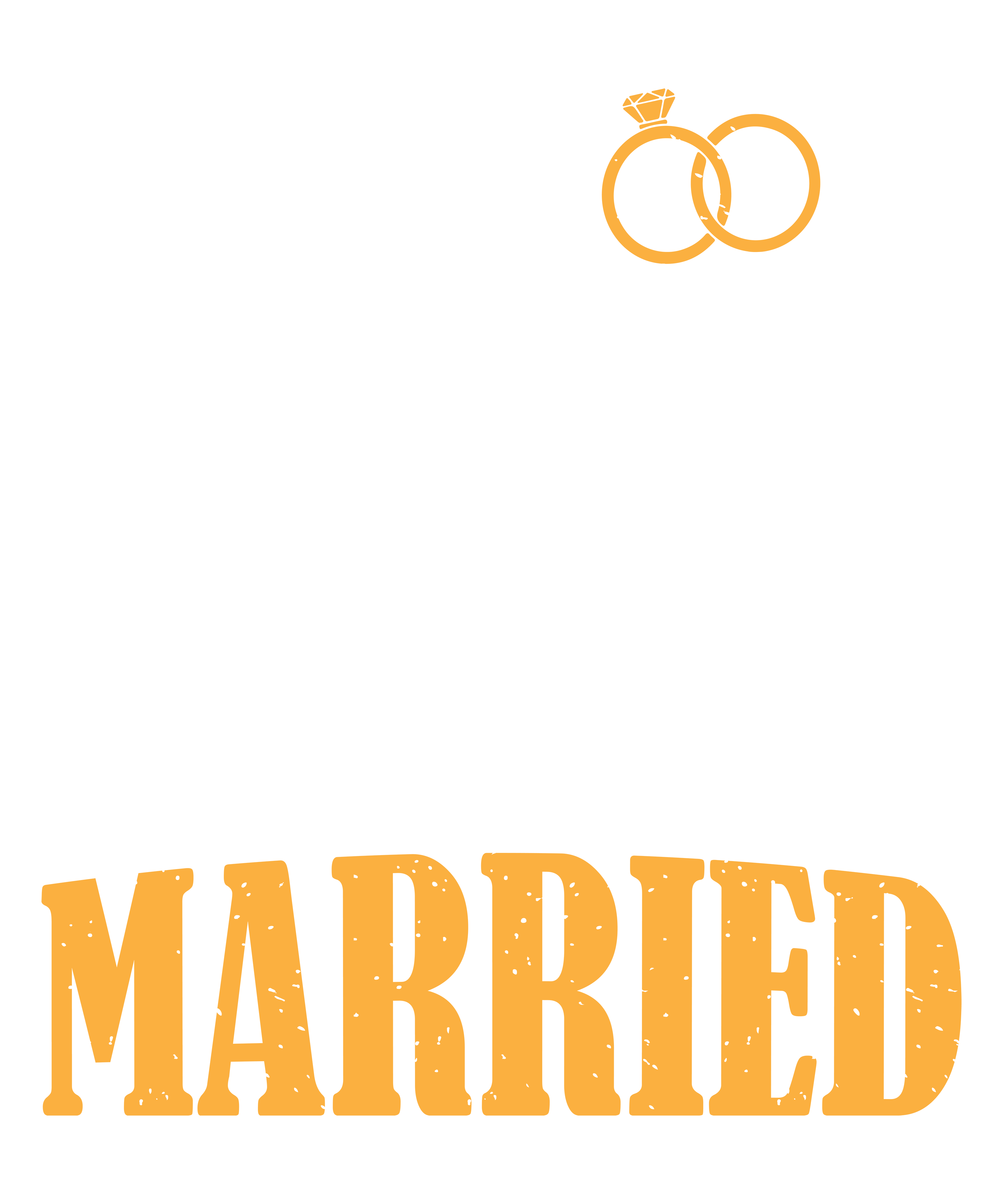 Happy Wedding Couple DTF Transfer