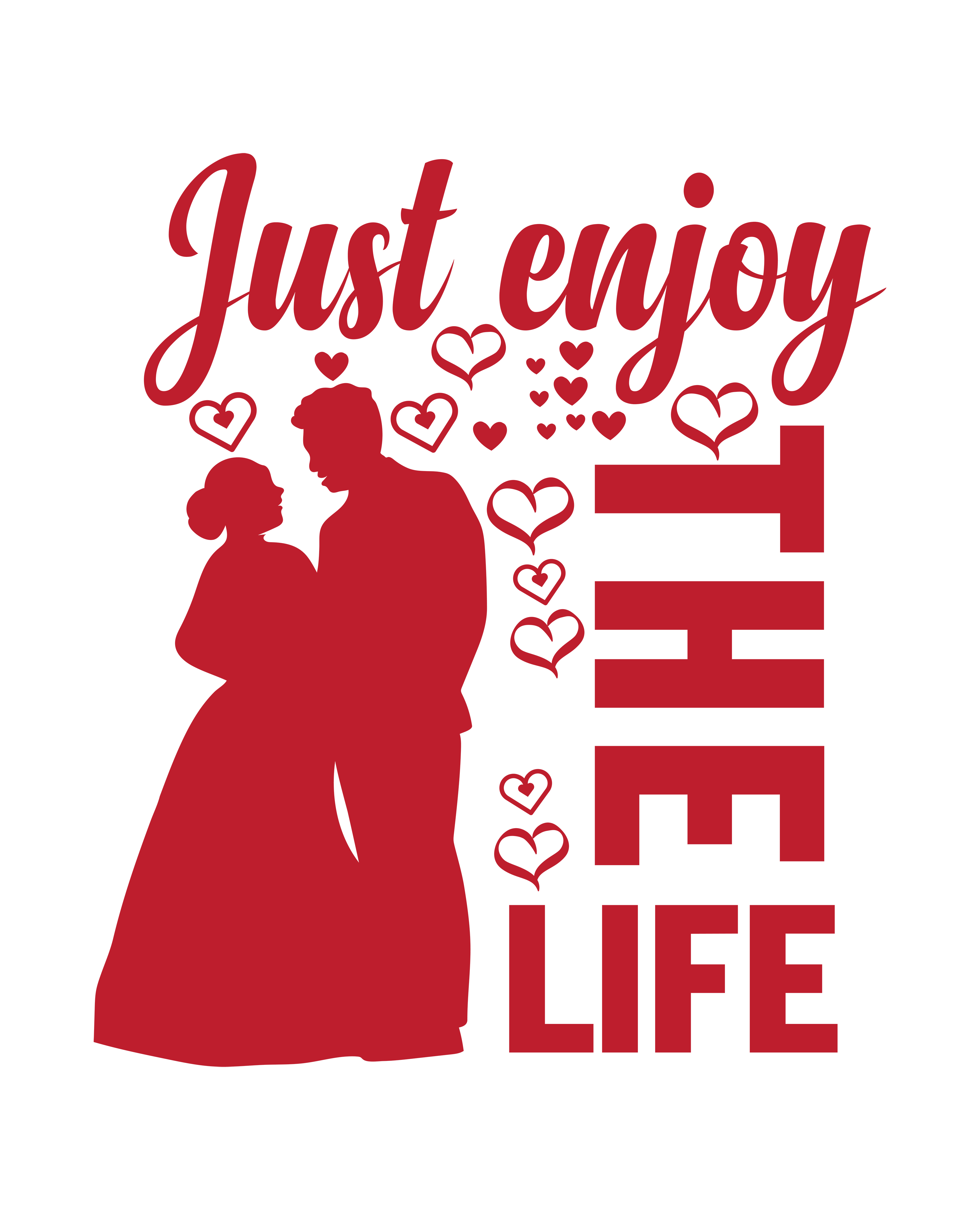 Enjoy Married Life DTF Transfer