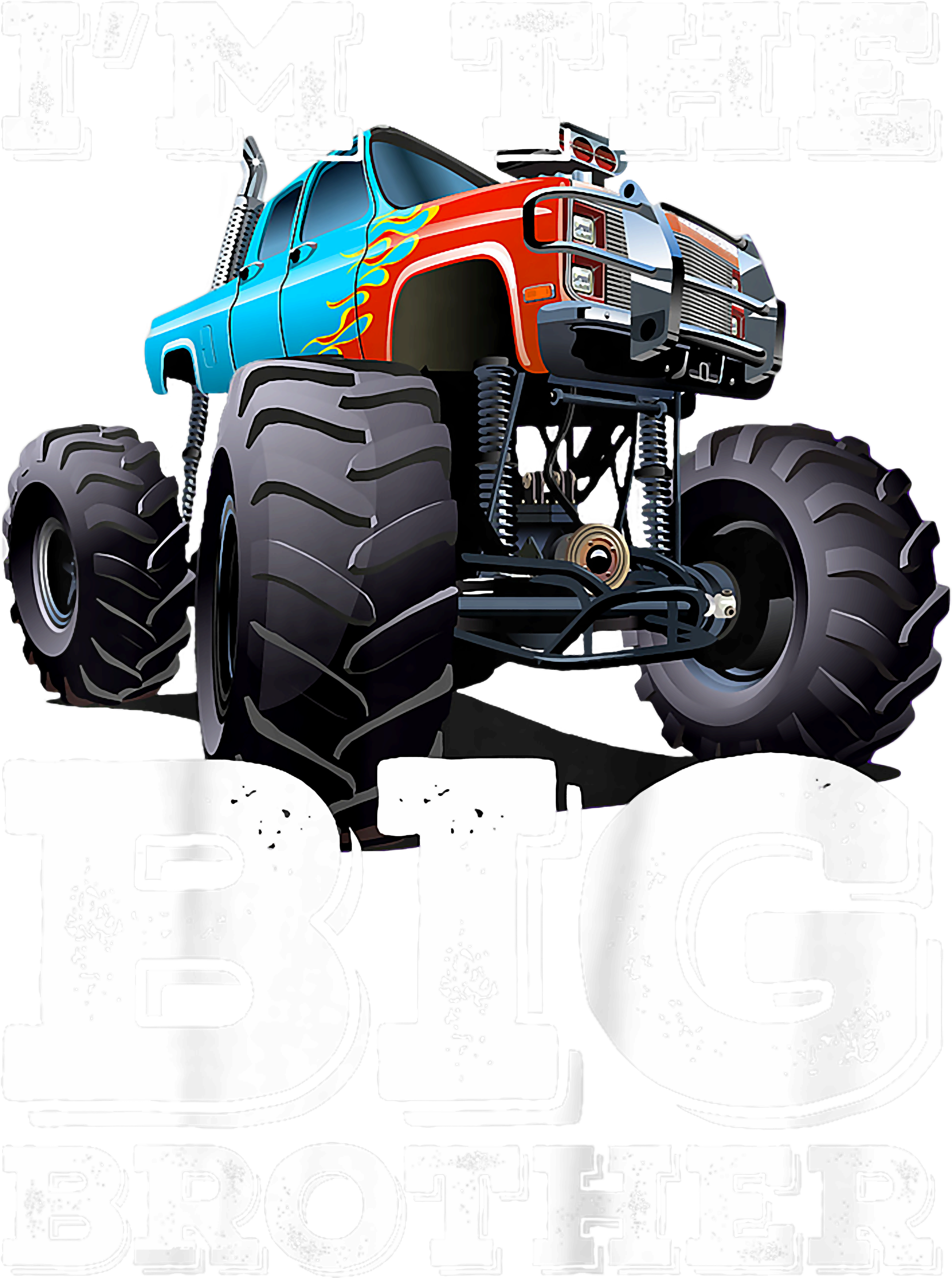 Monster Truck Big Brother DTF Transfer