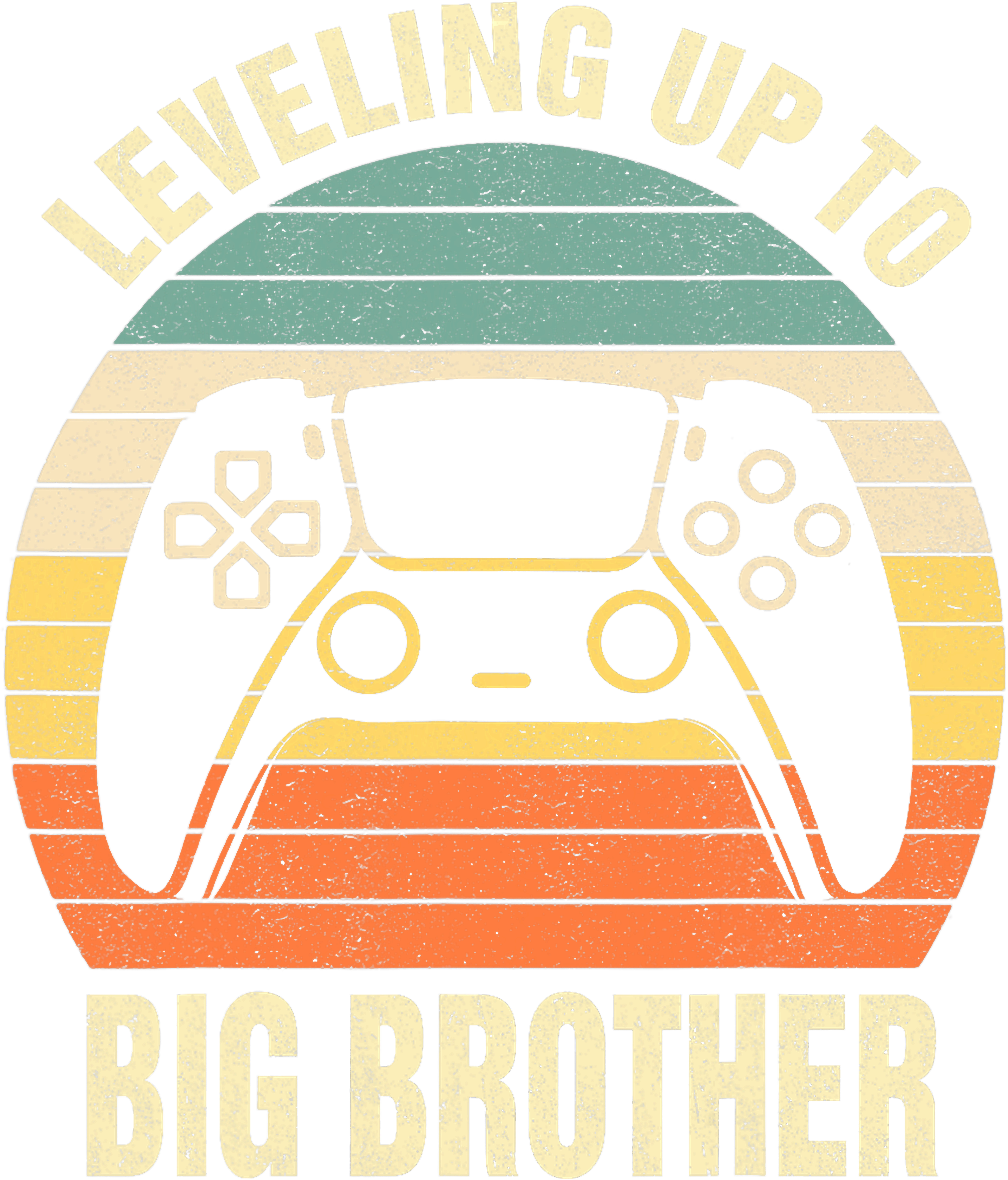 Level Up Big Brother Gamer DTF Transfer
