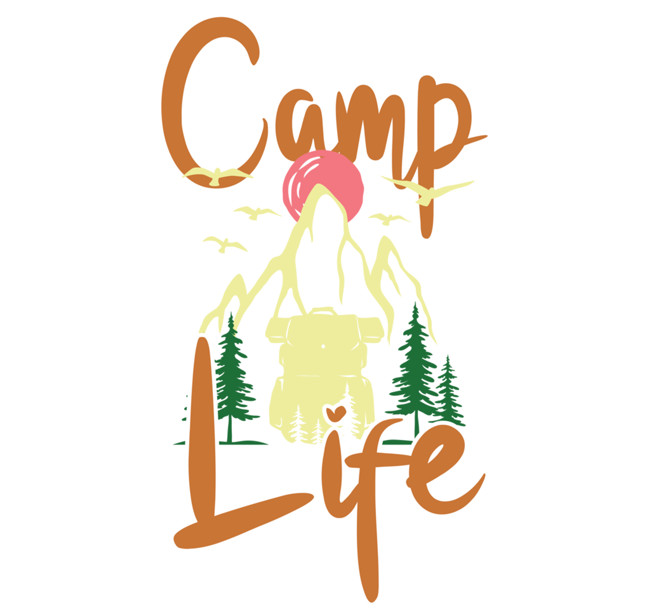 Camp Life Adventure DTF Transfer