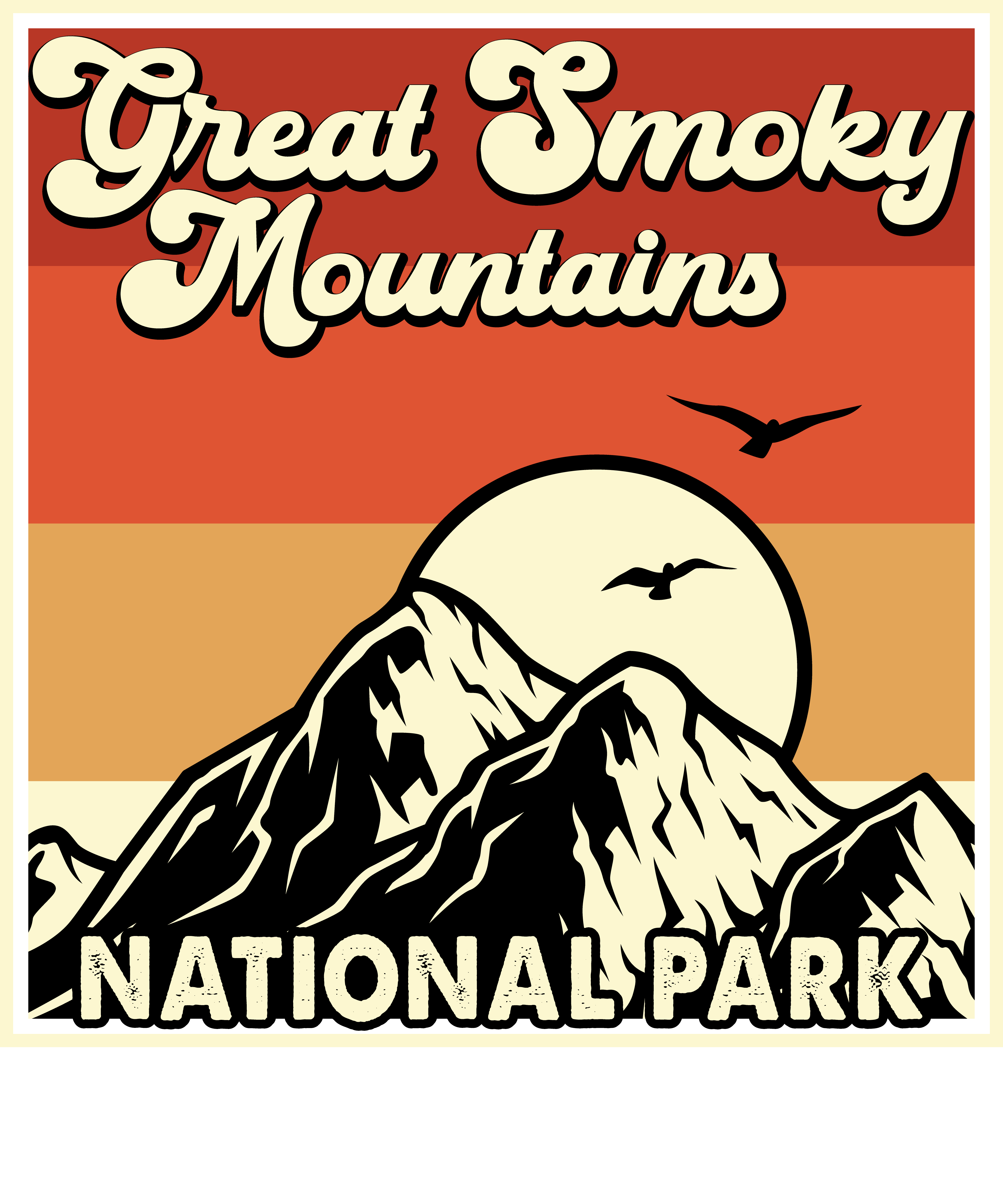 Great Smoky Mountains National Park DTF Transfer
