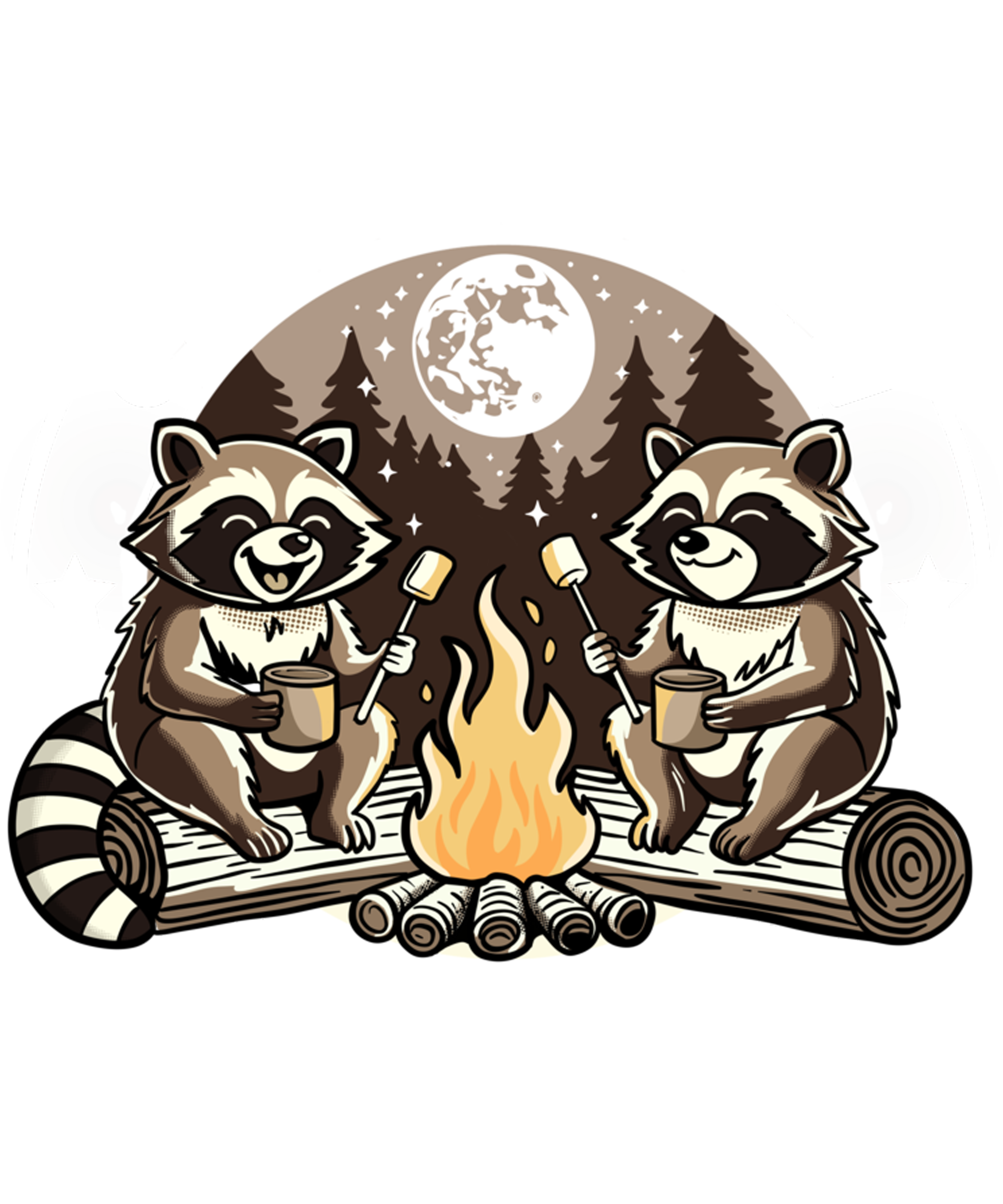 Camping Crew Friends DTF Transfer