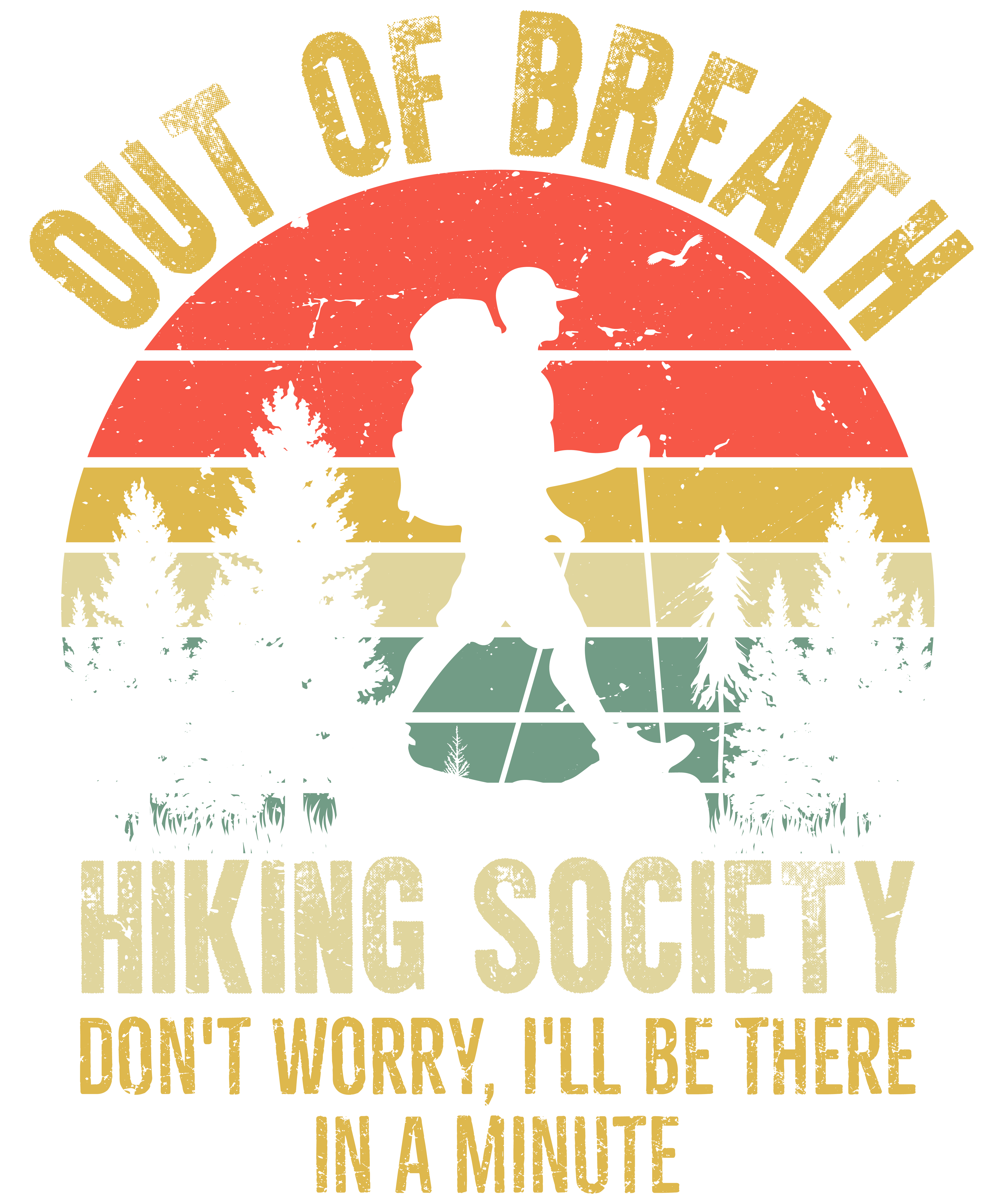 Hiking Society Adventure DTF Transfer
