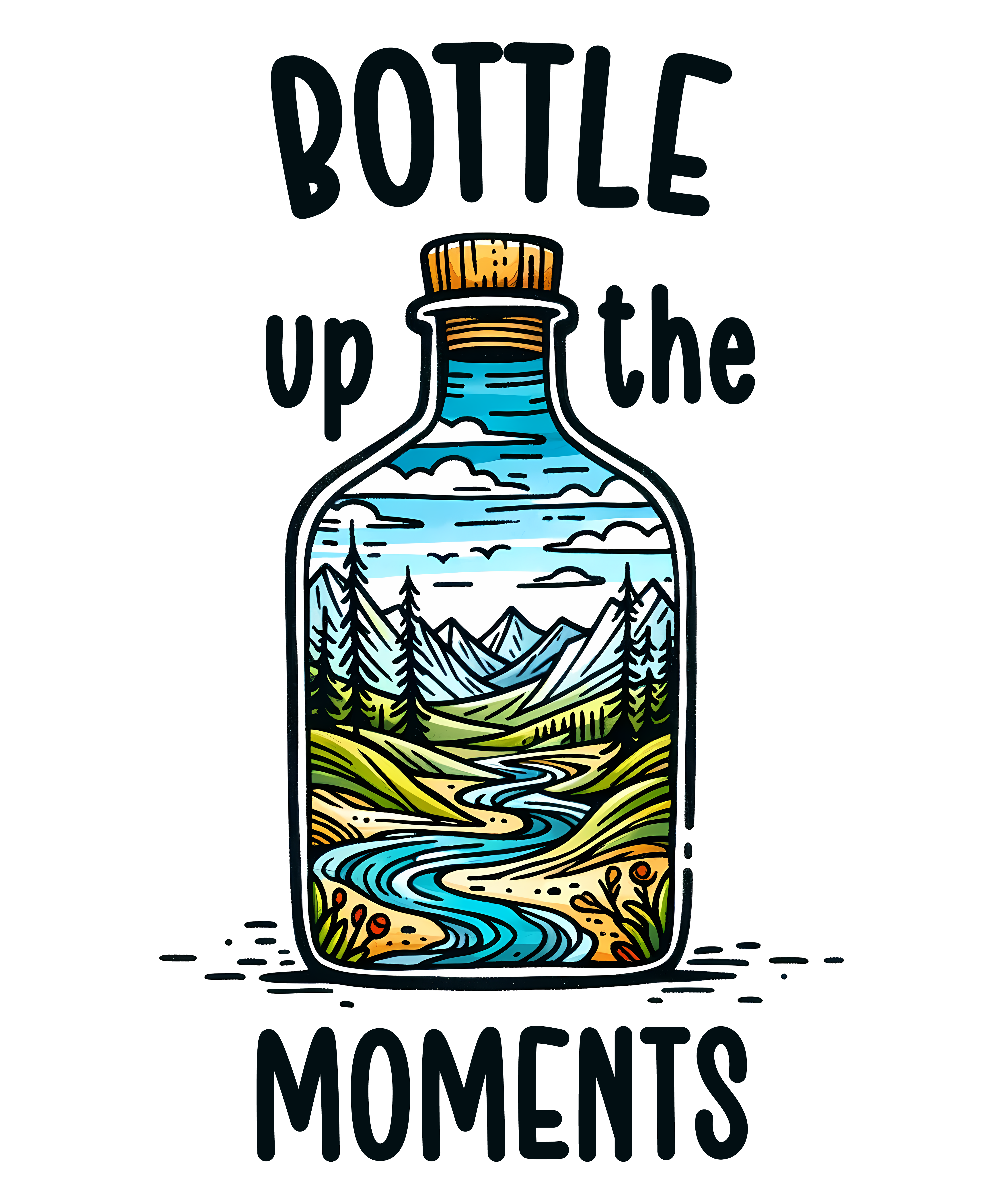 Bottle Up The Moments DTF Transfer