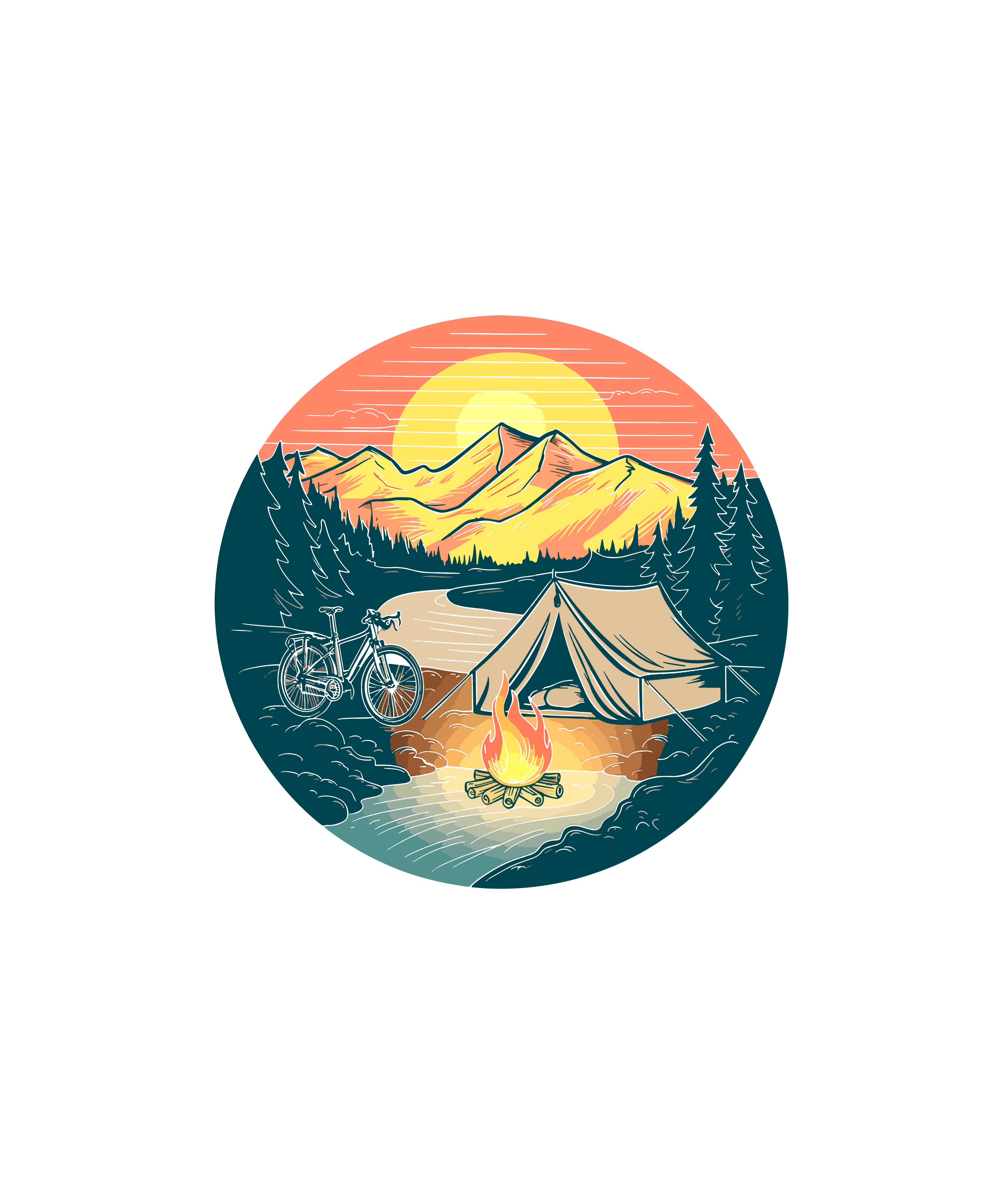 Camping Is My Favorite Season DTF Transfer