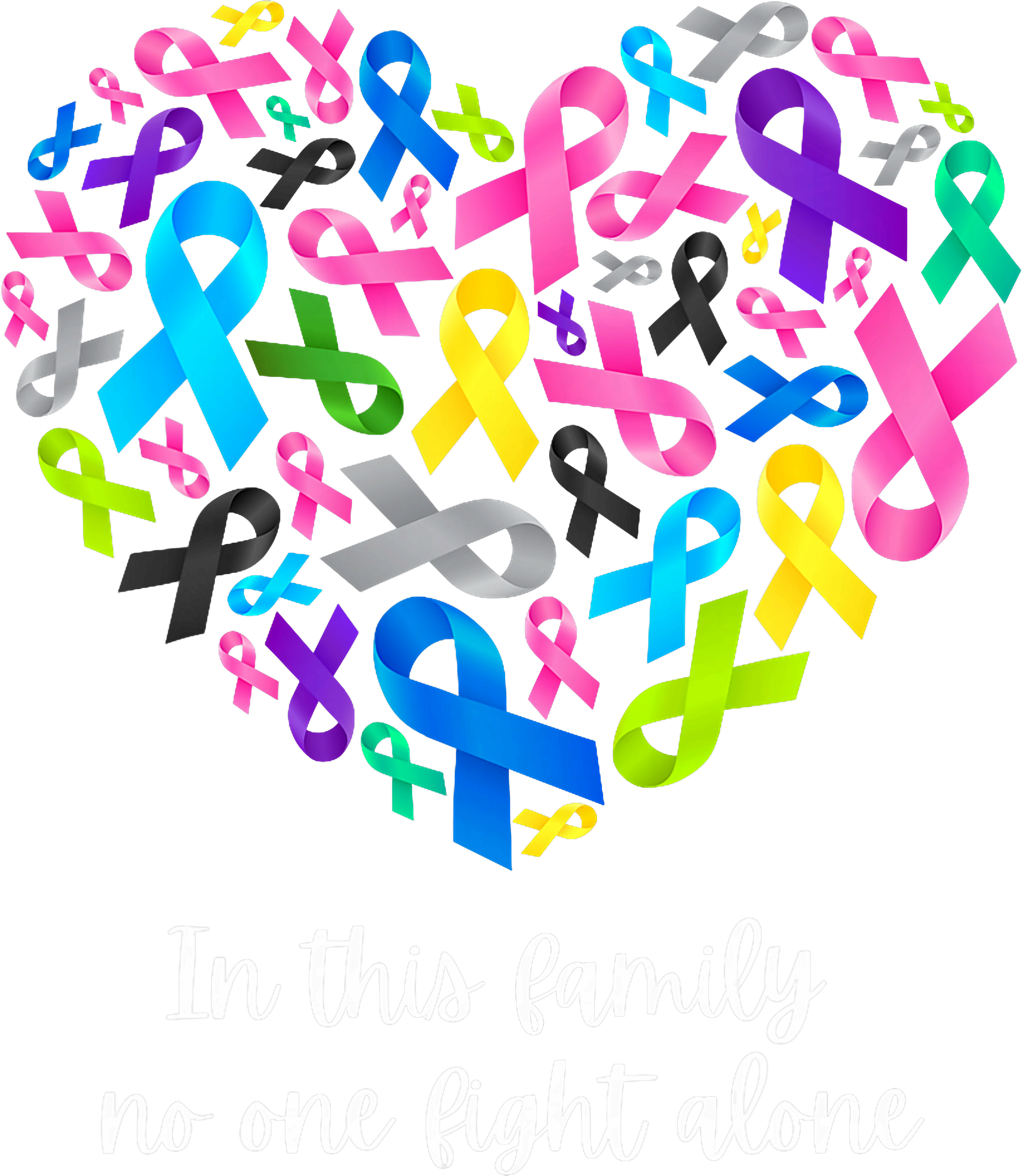 United Cancer Awareness Family DTF Transfer