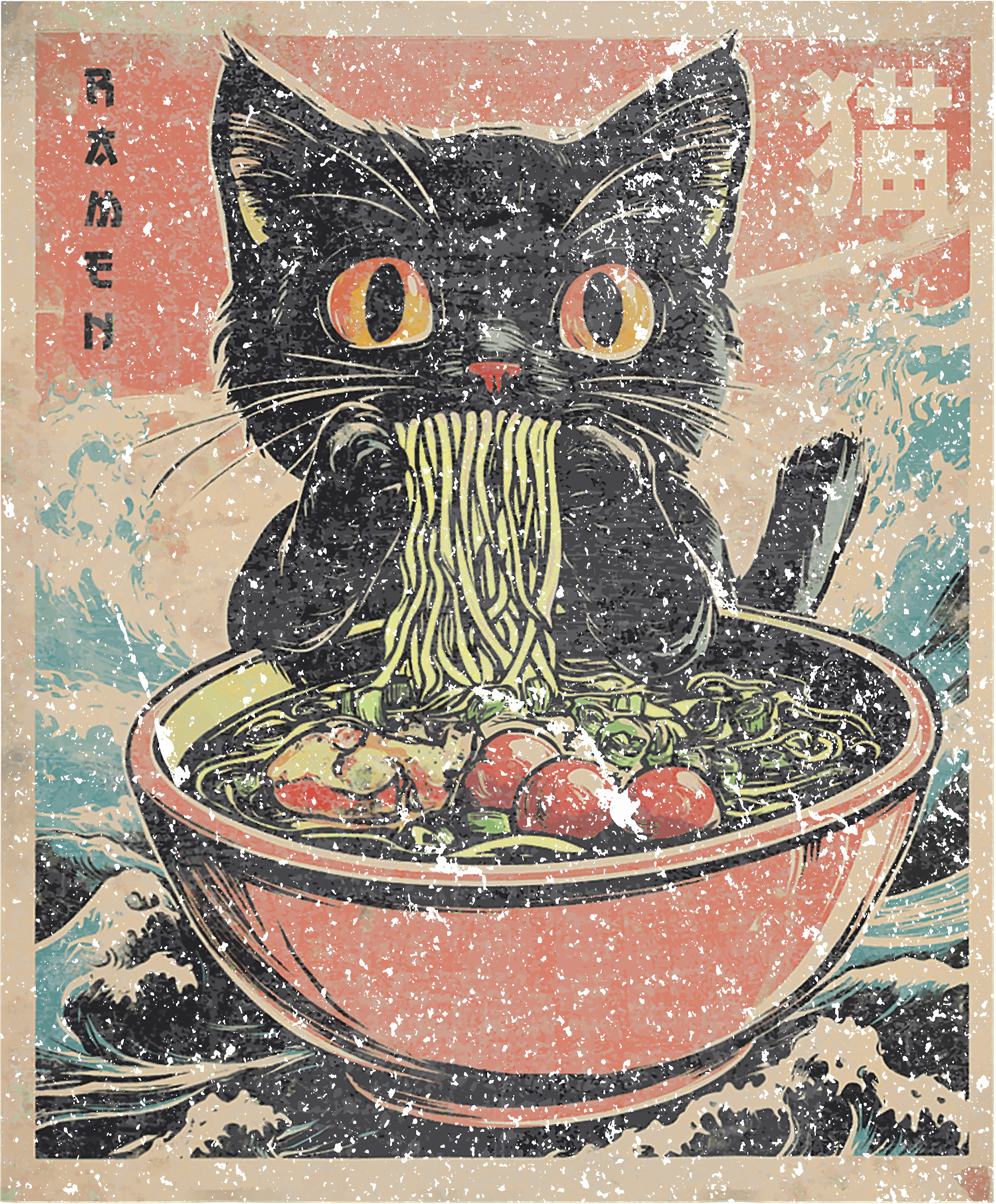 Ramen Raider DTF Transfer