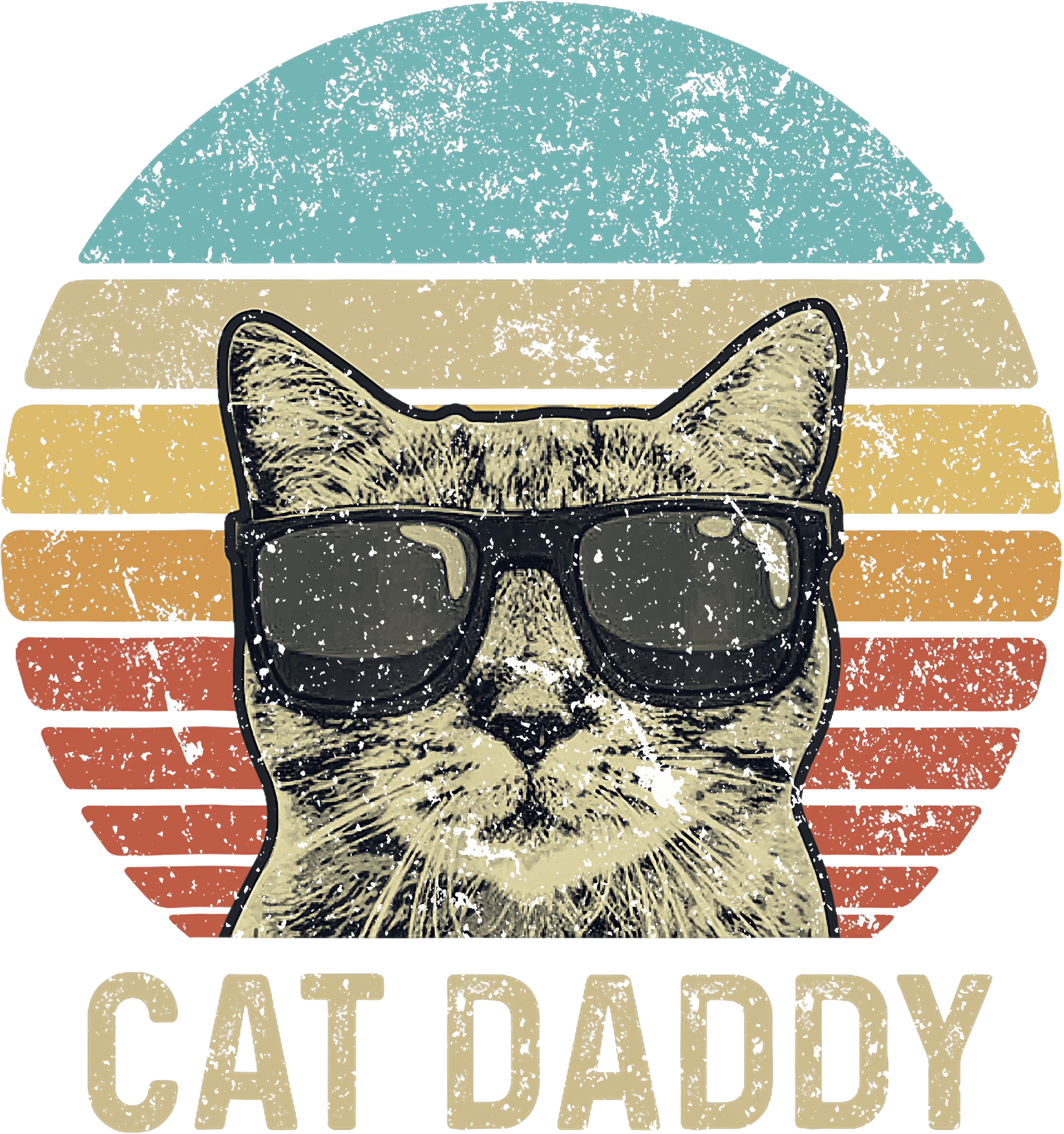 Cool Cat Daddy DTF Transfer