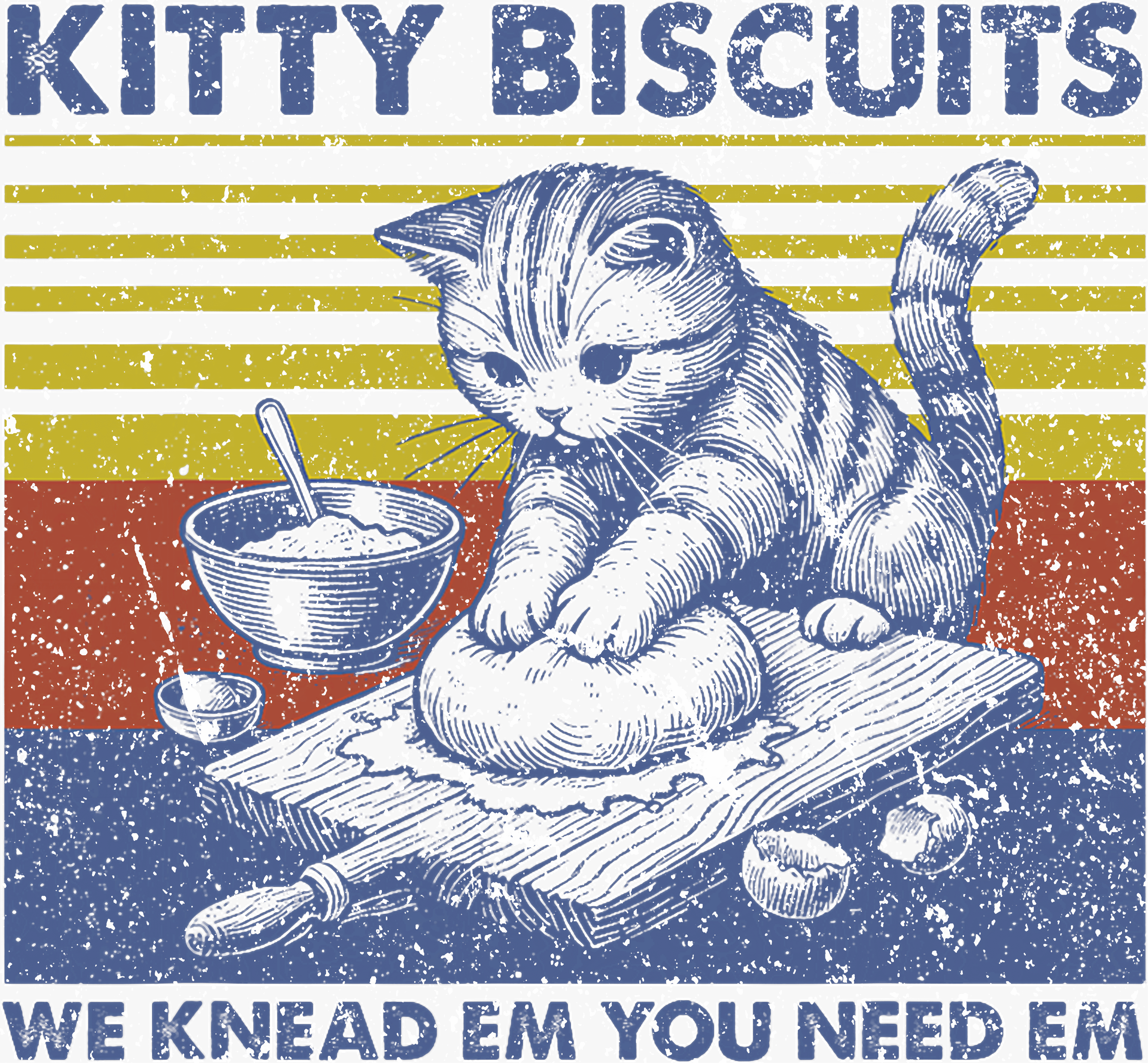 Kitty Biscuits Bakery DTF Transfer
