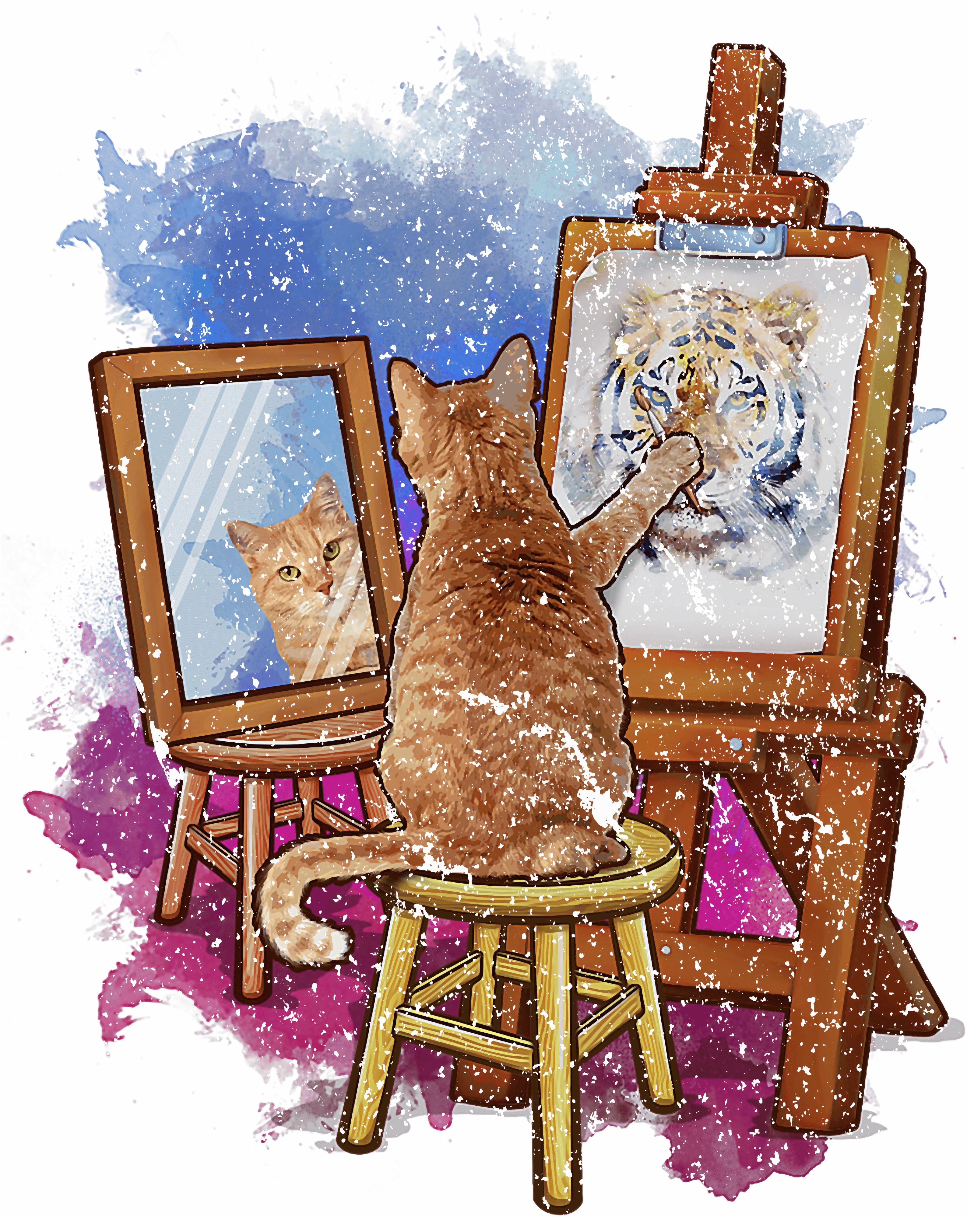 Painting The Beast Within DTF Transfer