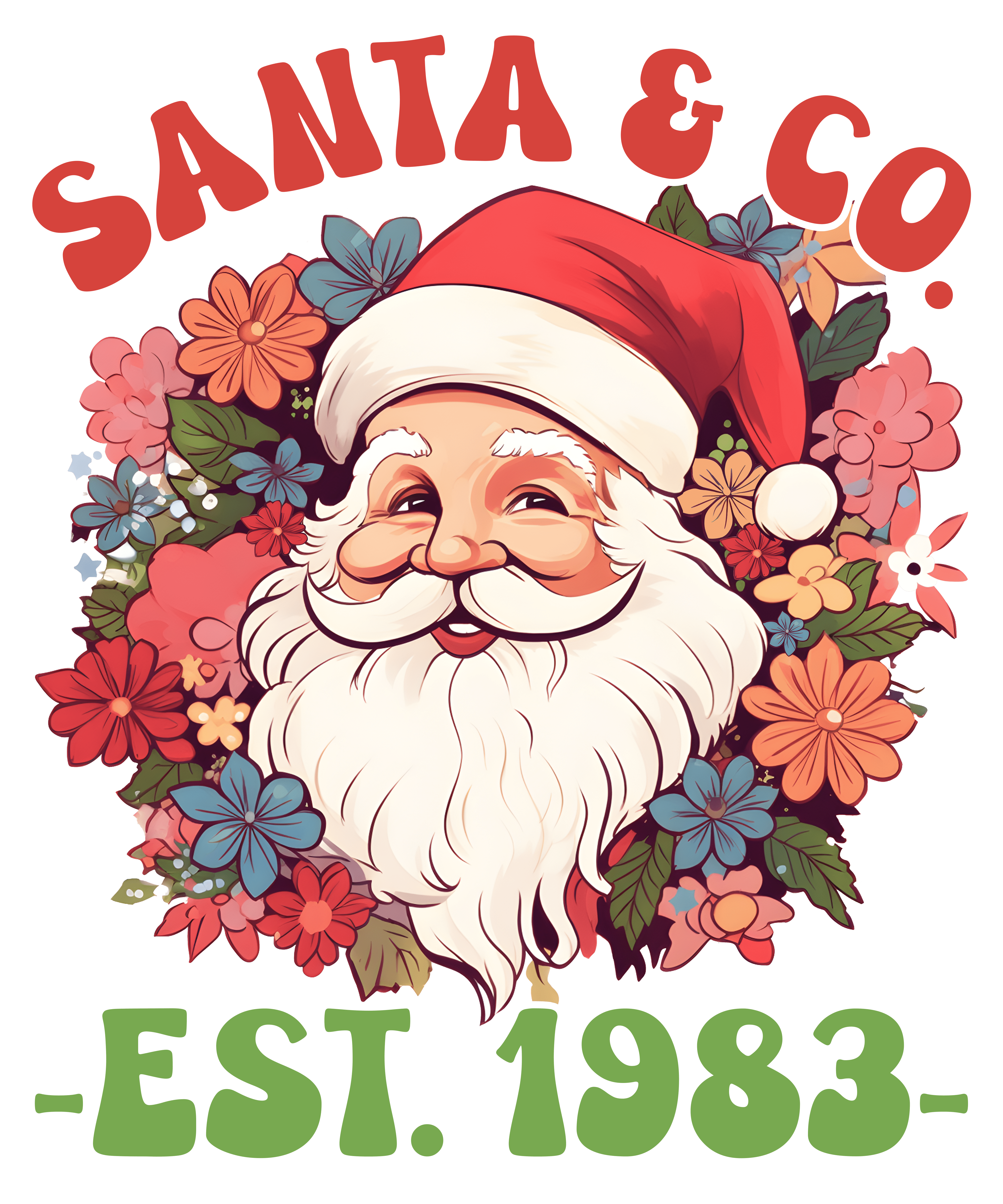 Santa Claus Established DTF Transfer