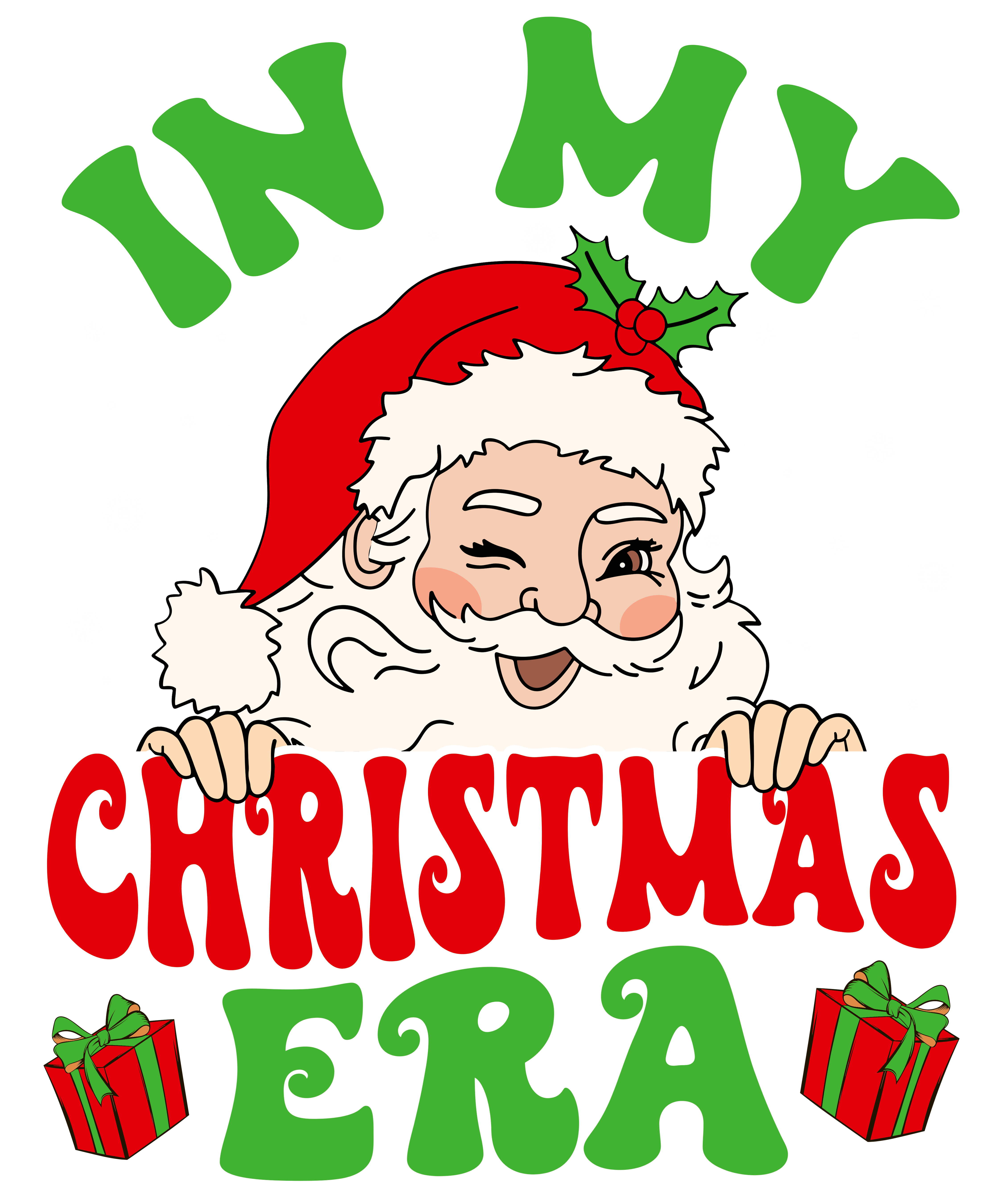 In My Christmas Santa Era DTF Transfer