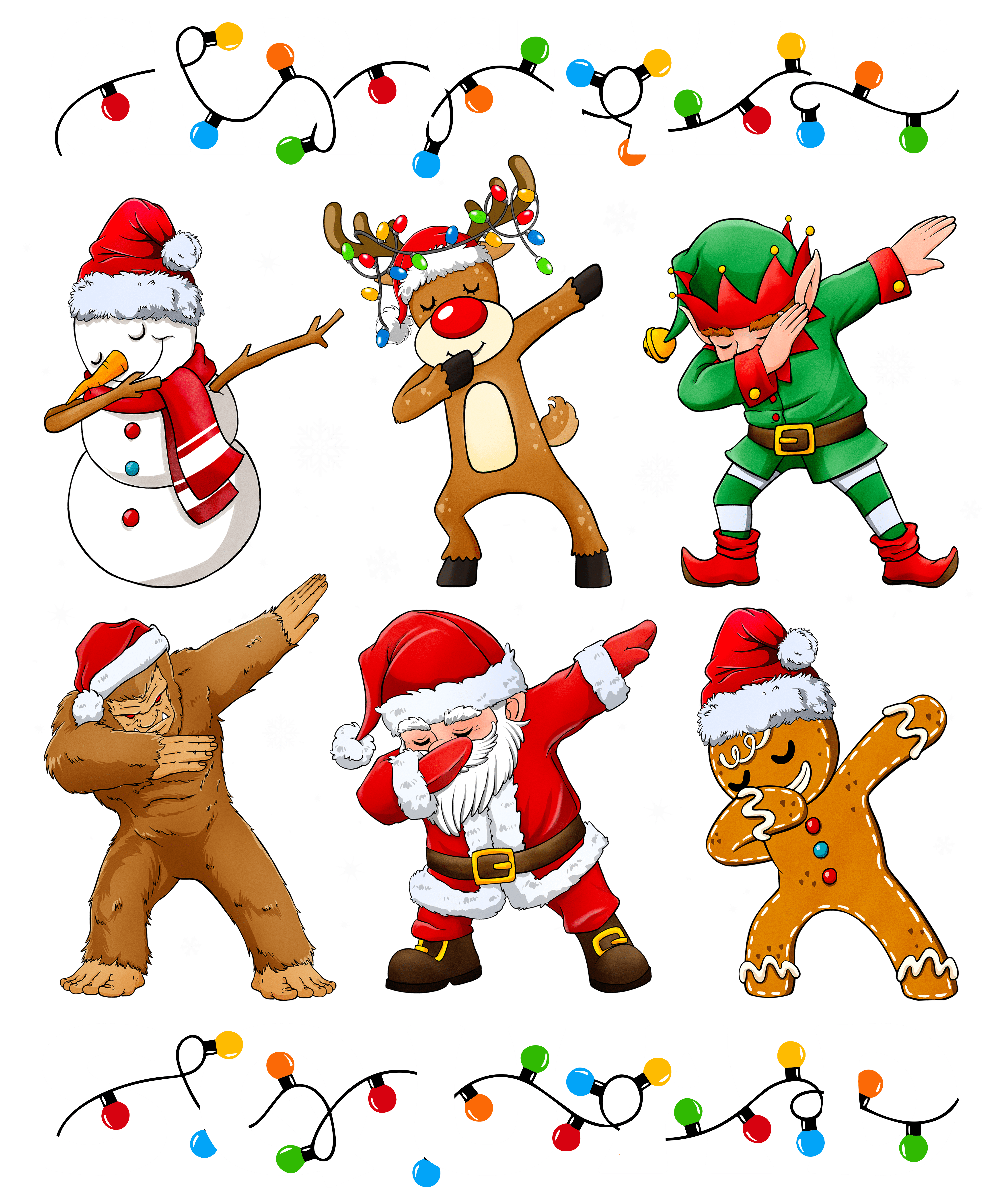 Christmas Squad DTF Transfer