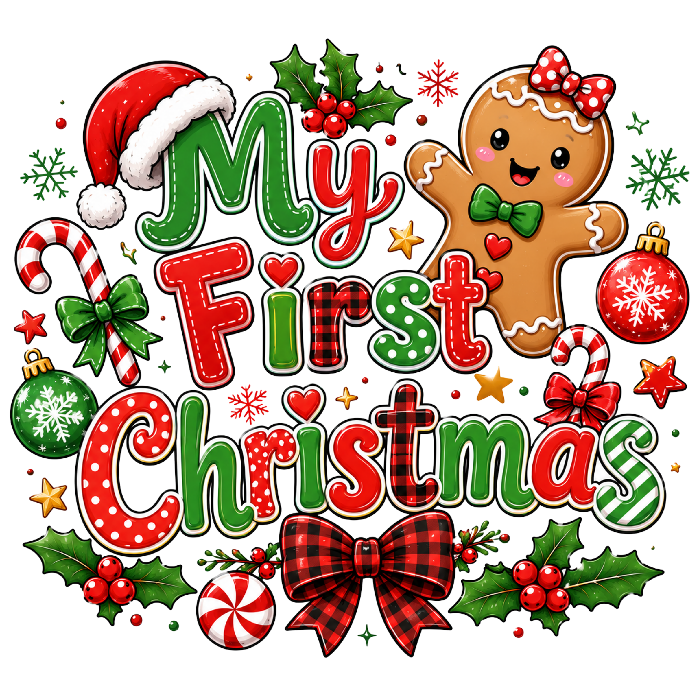 Sorry Santa Raccoon Christmas  DTF Transfer